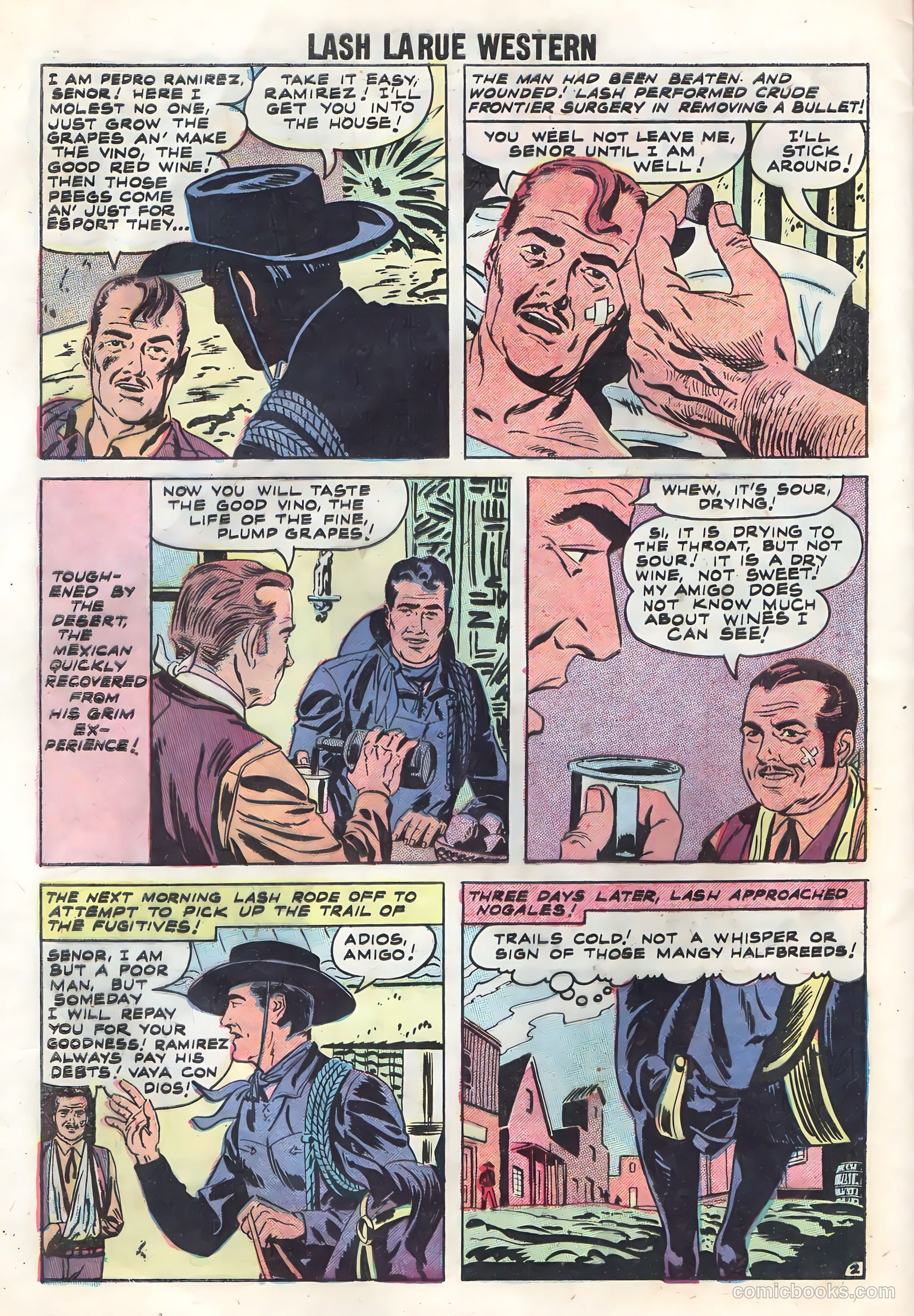 Lash Larue Western #70 — page 28 of 36