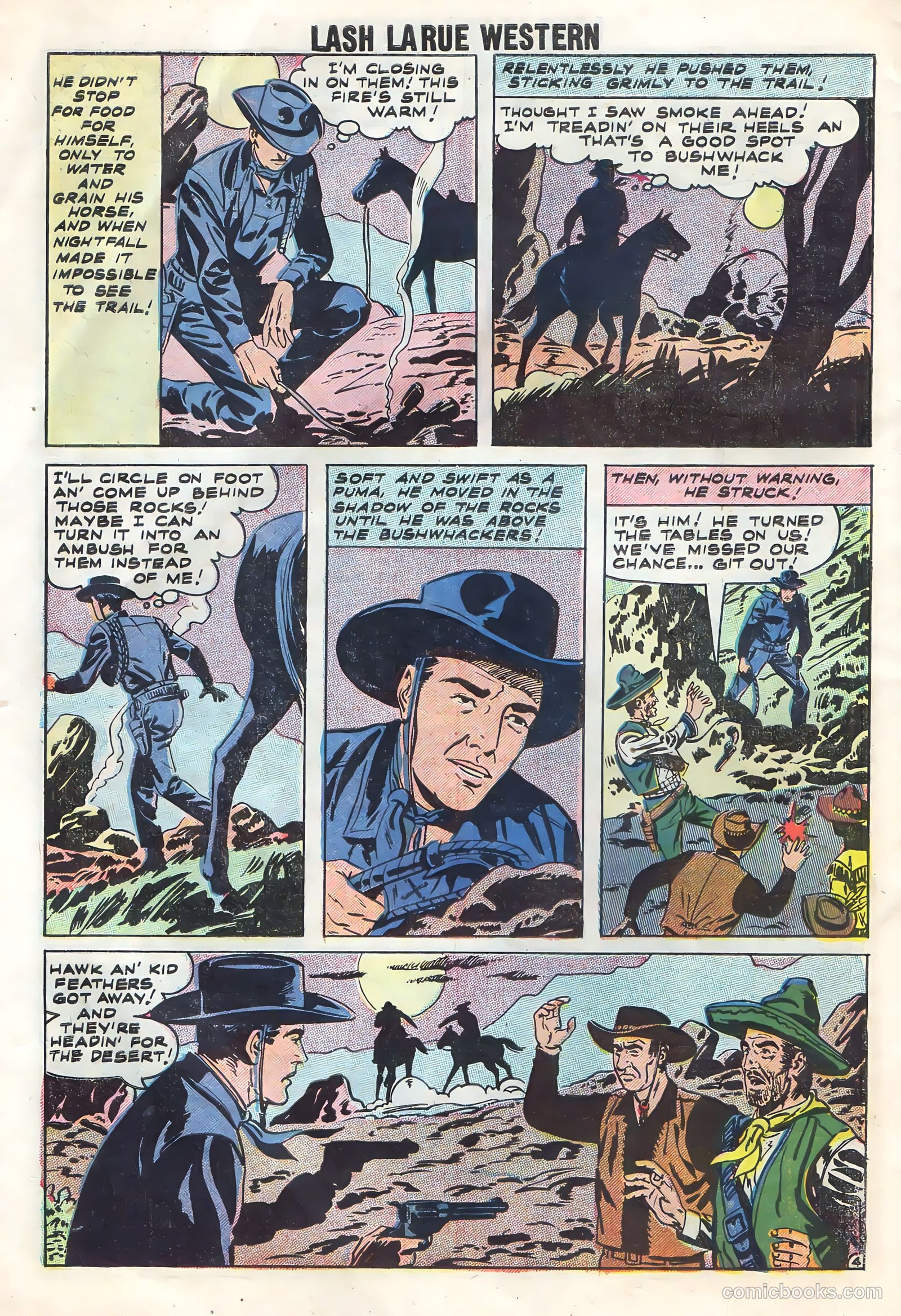 Lash Larue Western #70 — page 30 of 36