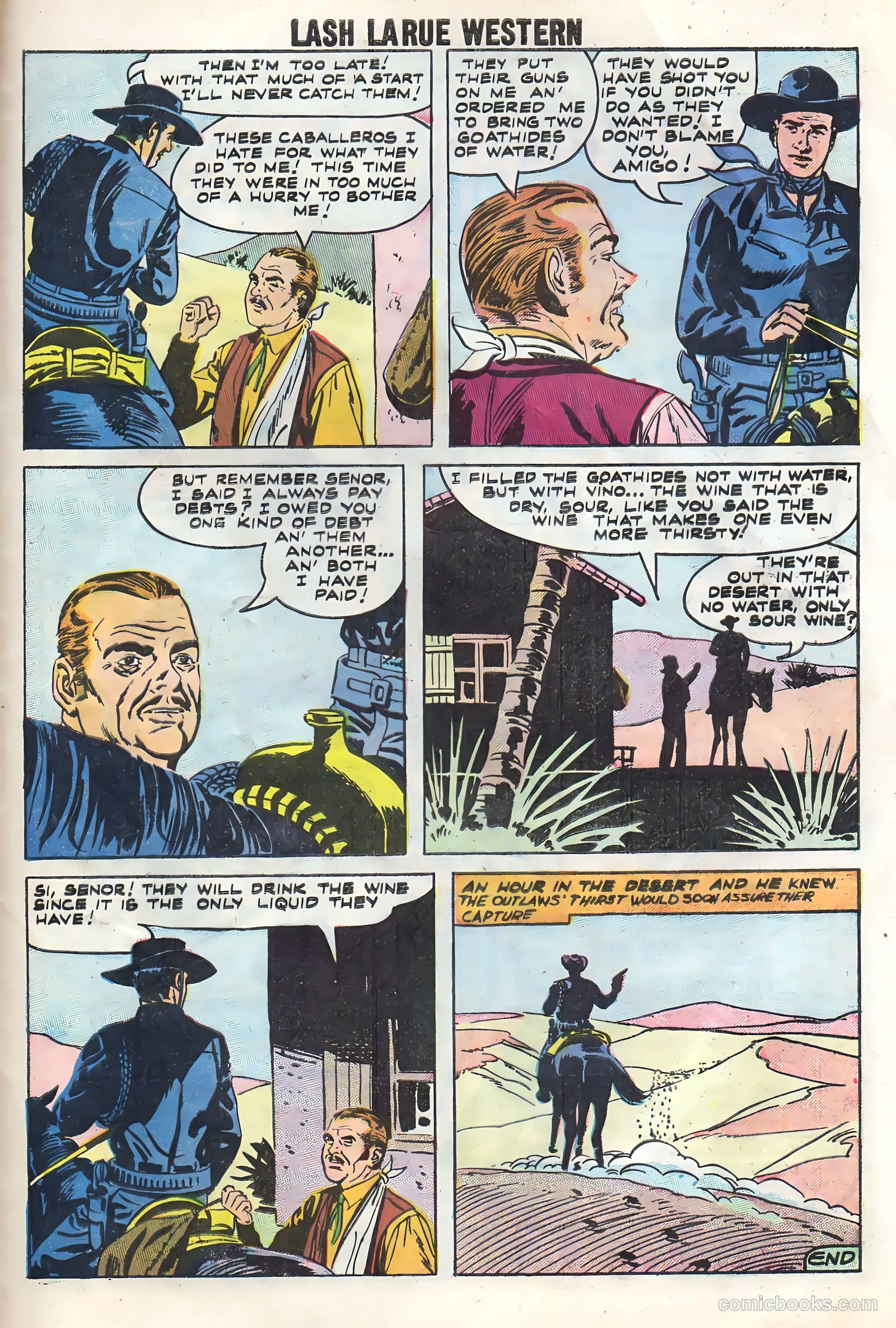 Lash Larue Western #70 — page 33 of 36
