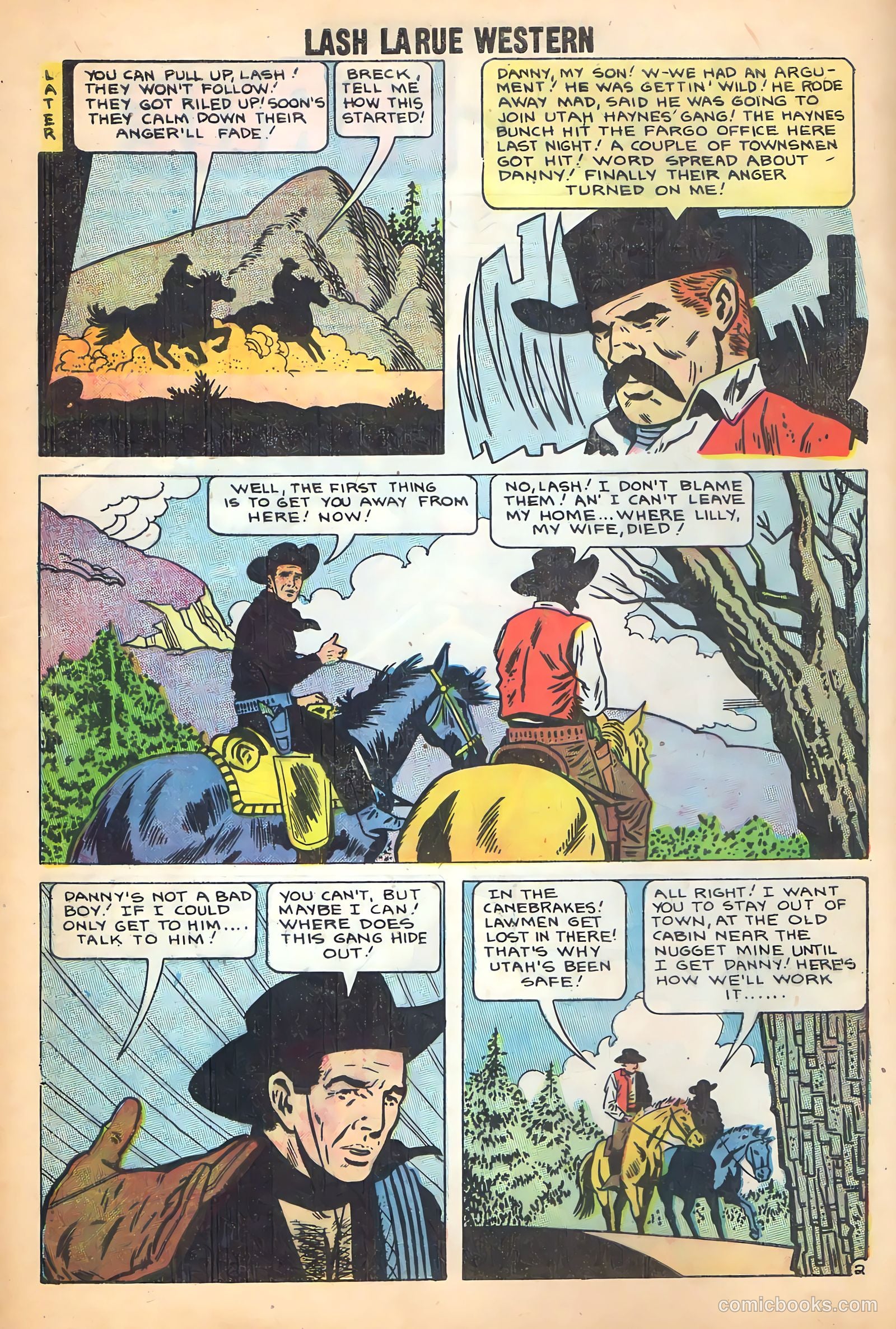 Lash Larue Western #71 — page 5 of 37