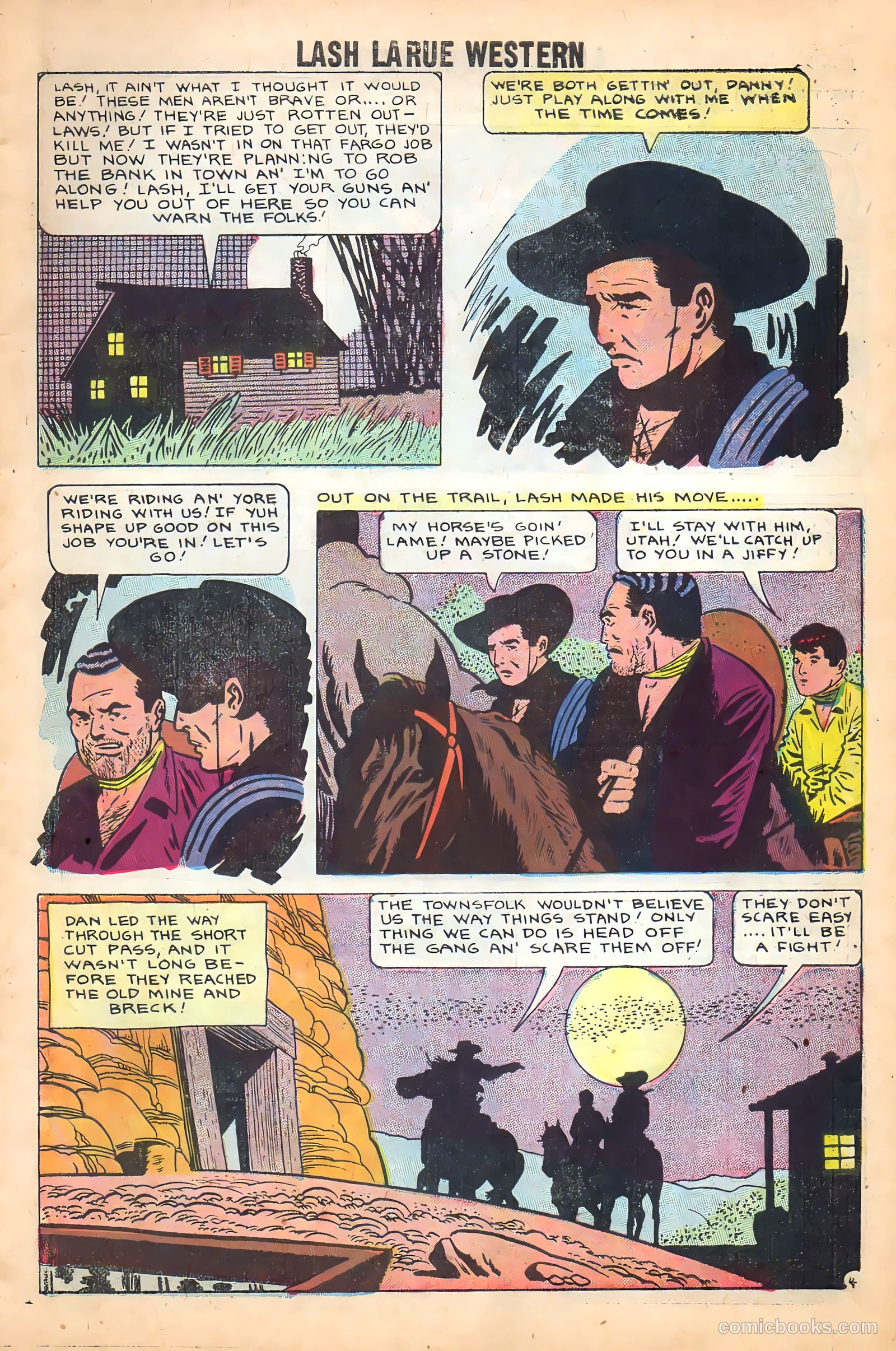 Lash Larue Western #71 — page 8 of 37