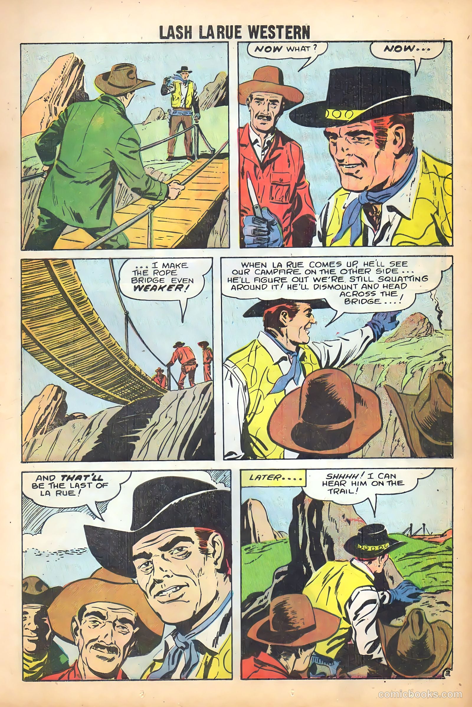 Lash Larue Western #71 — page 14 of 37