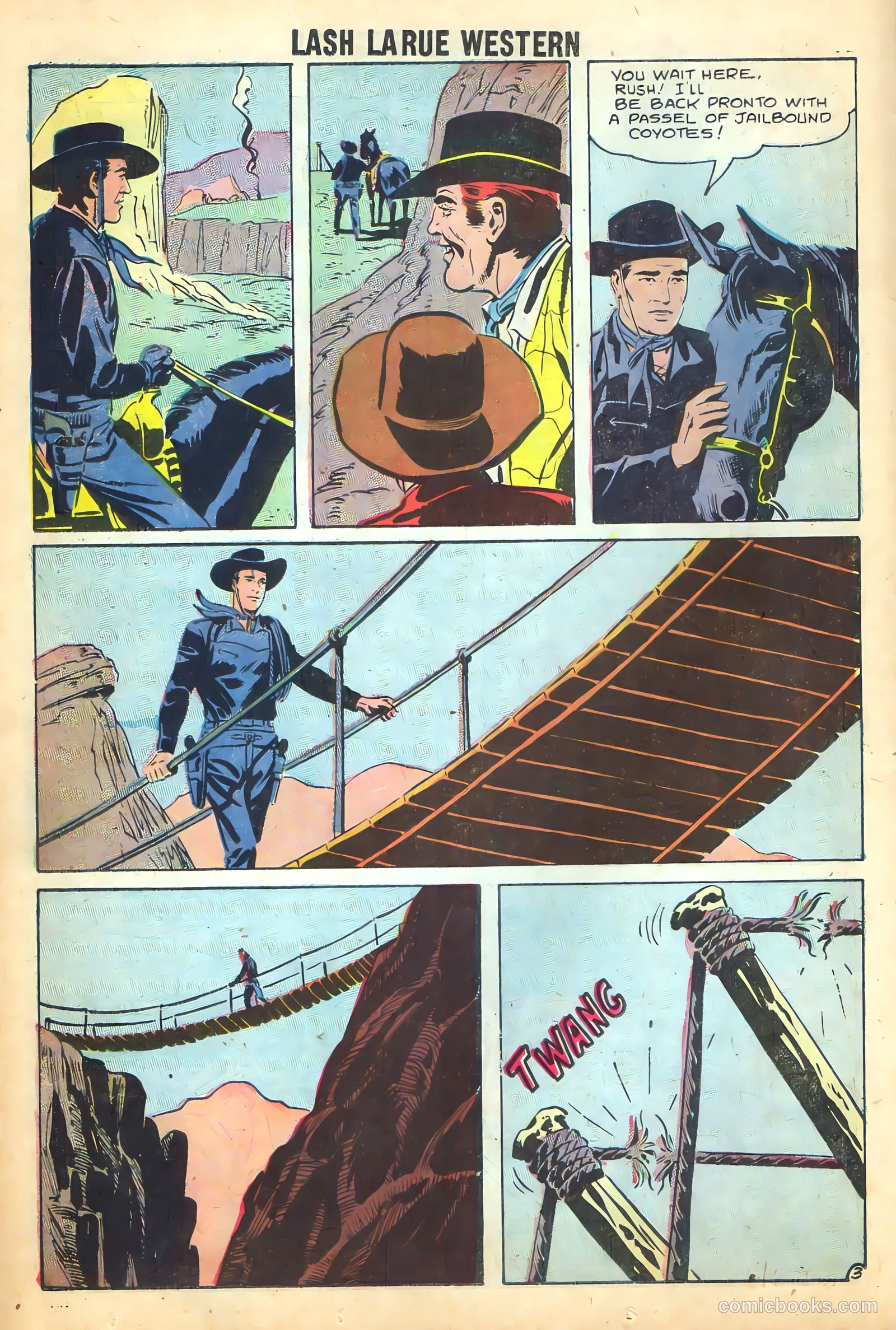 Lash Larue Western #71 — page 15 of 37