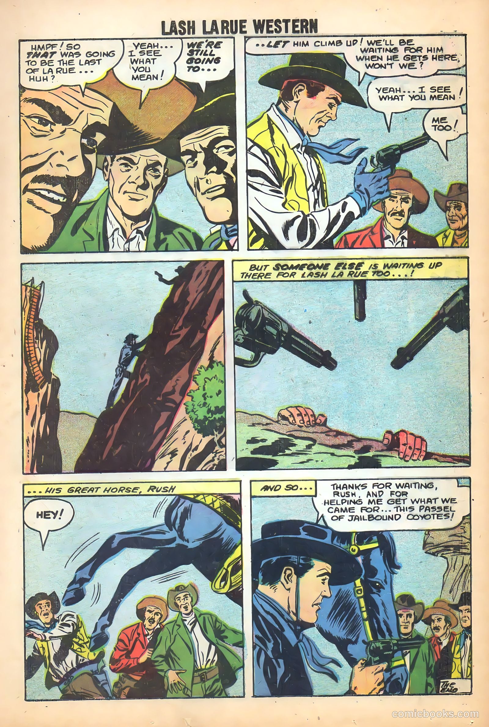 Lash Larue Western #71 — page 18 of 37