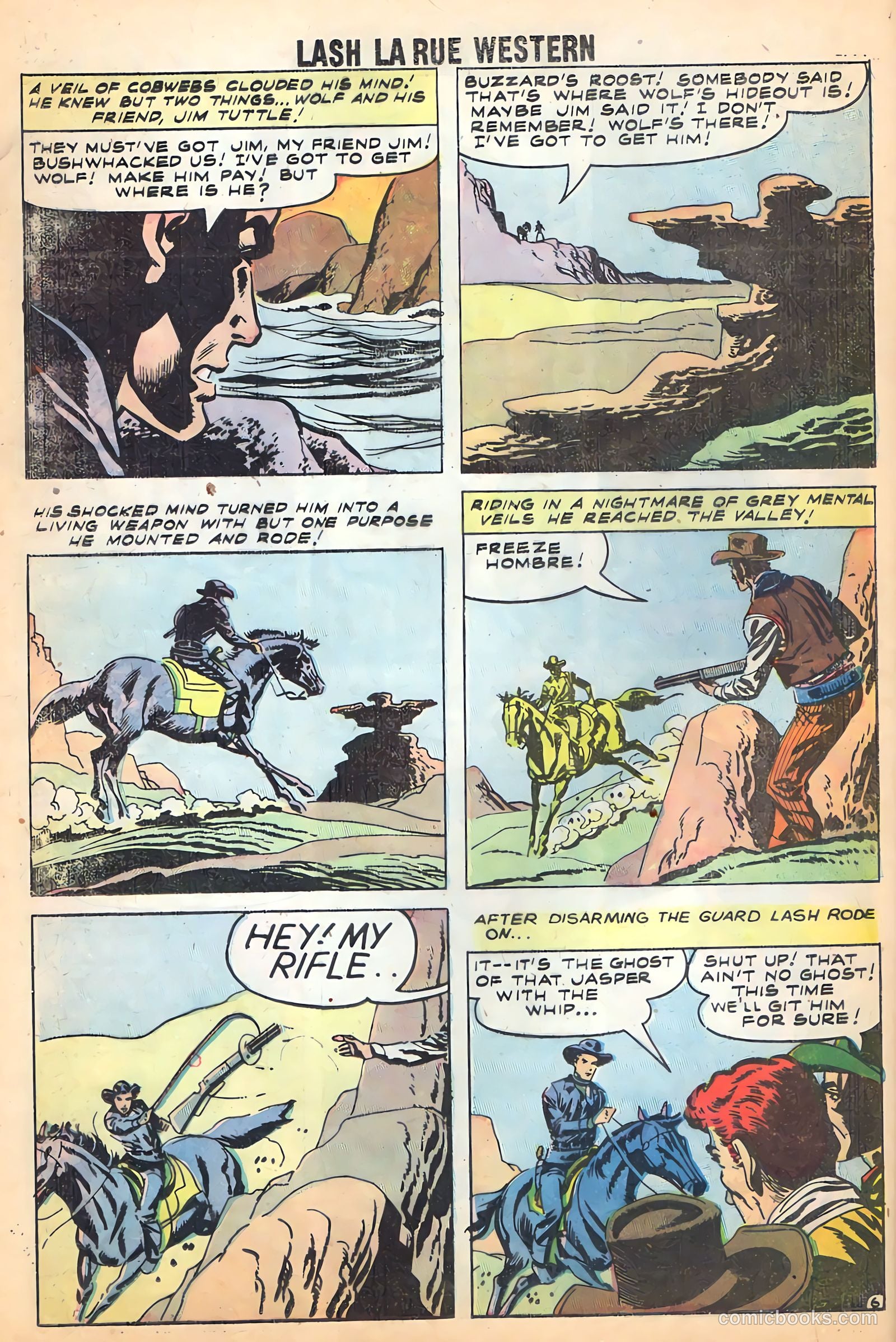 Lash Larue Western #71 — page 25 of 37
