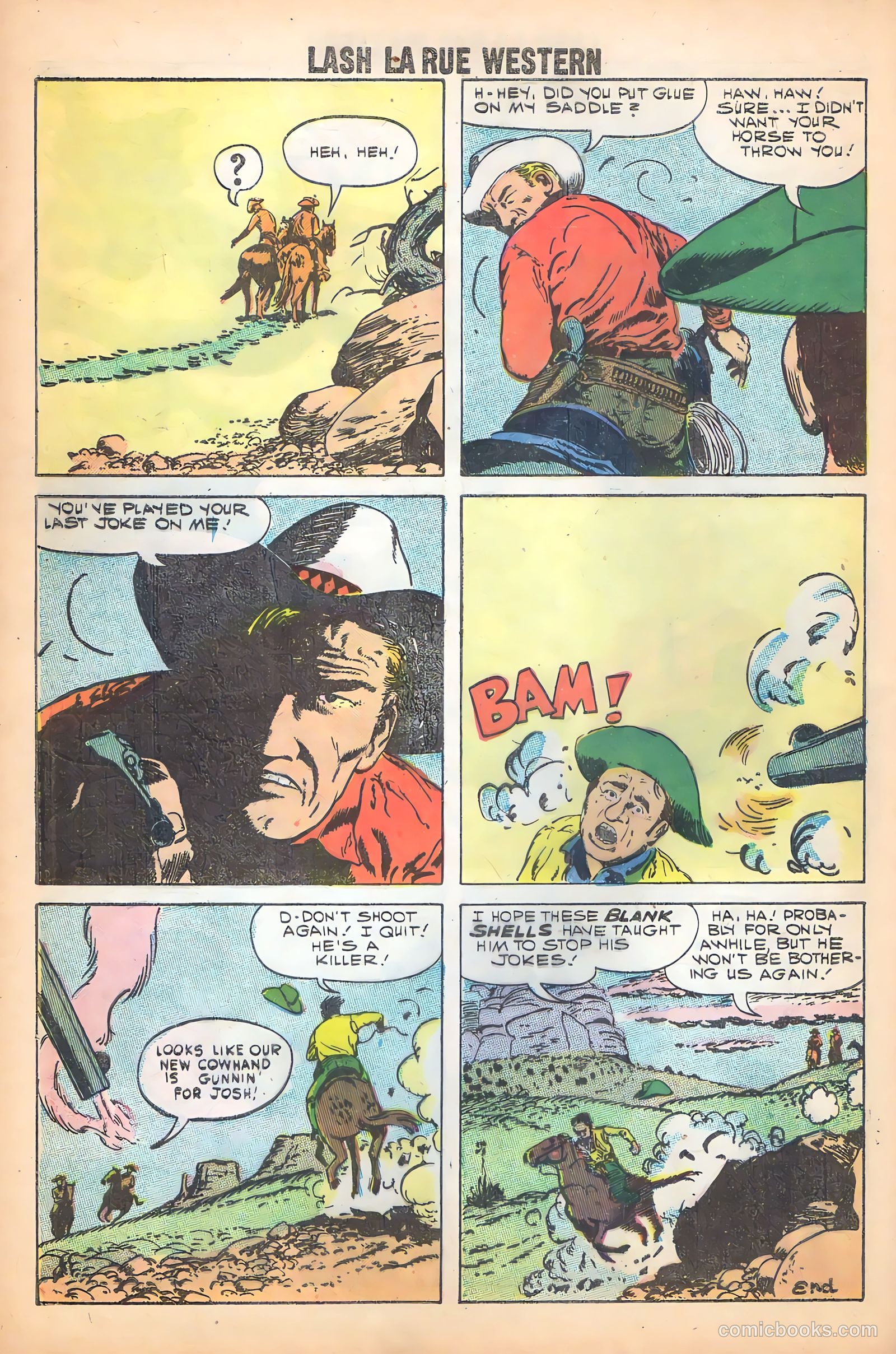 Lash Larue Western #71 — page 29 of 37