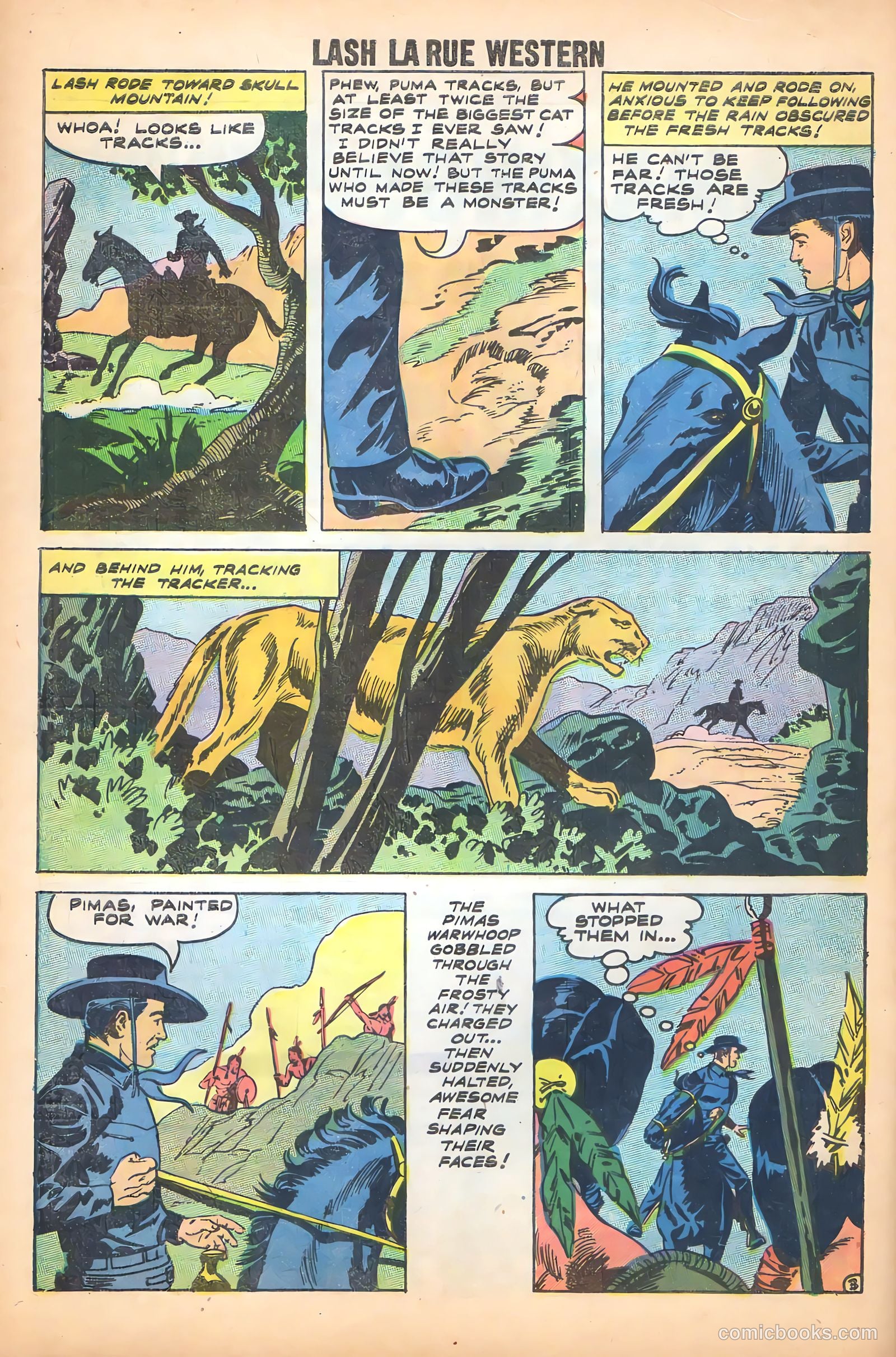 Lash Larue Western #71 — page 33 of 37