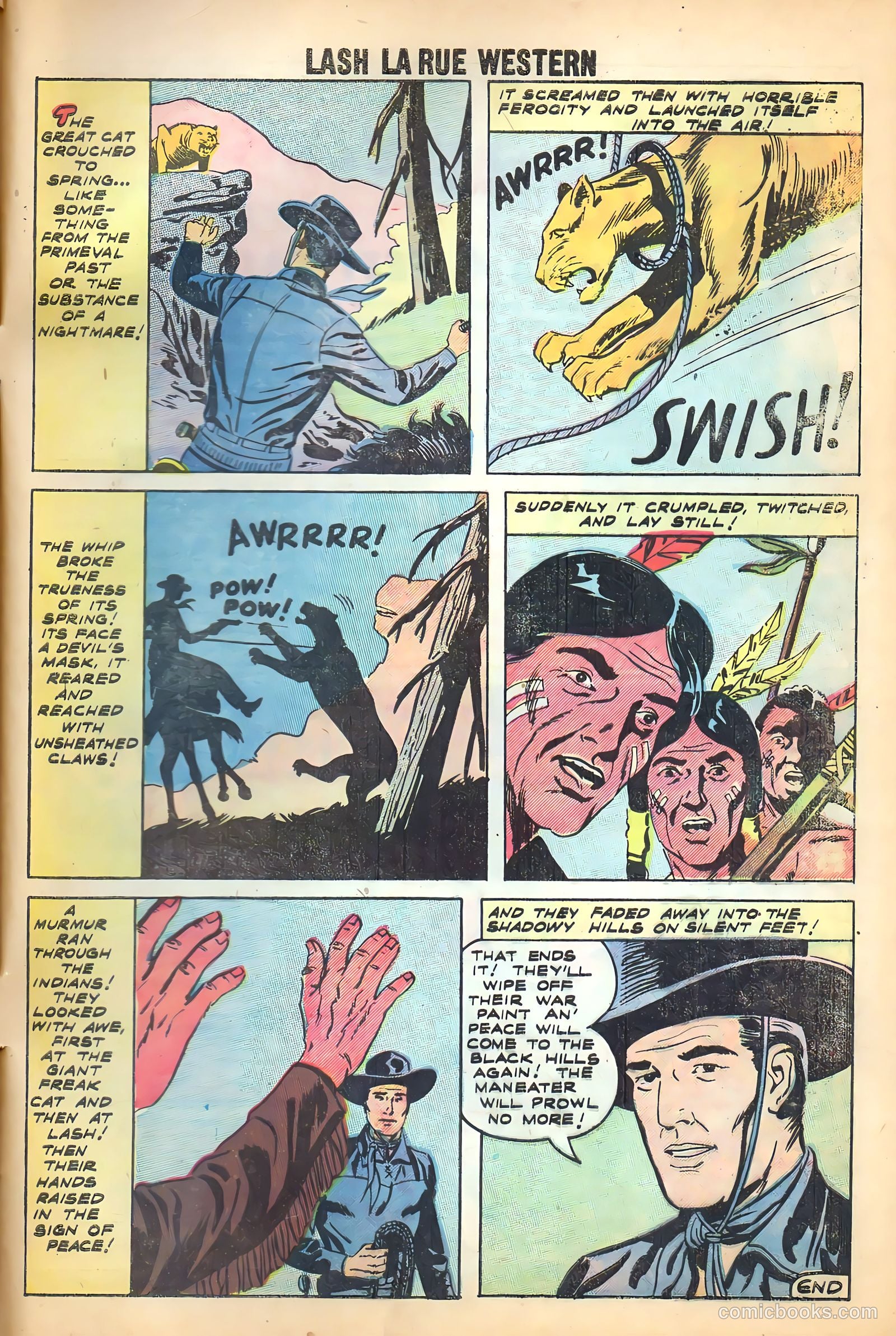 Lash Larue Western #71 — page 34 of 37