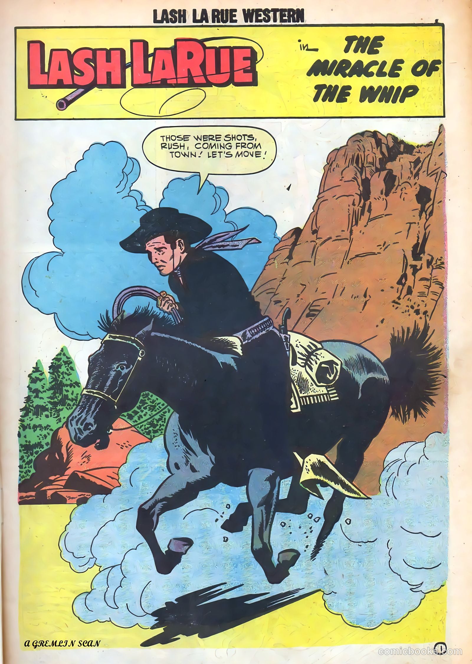 Lash Larue Western #72 — page 3 of 36
