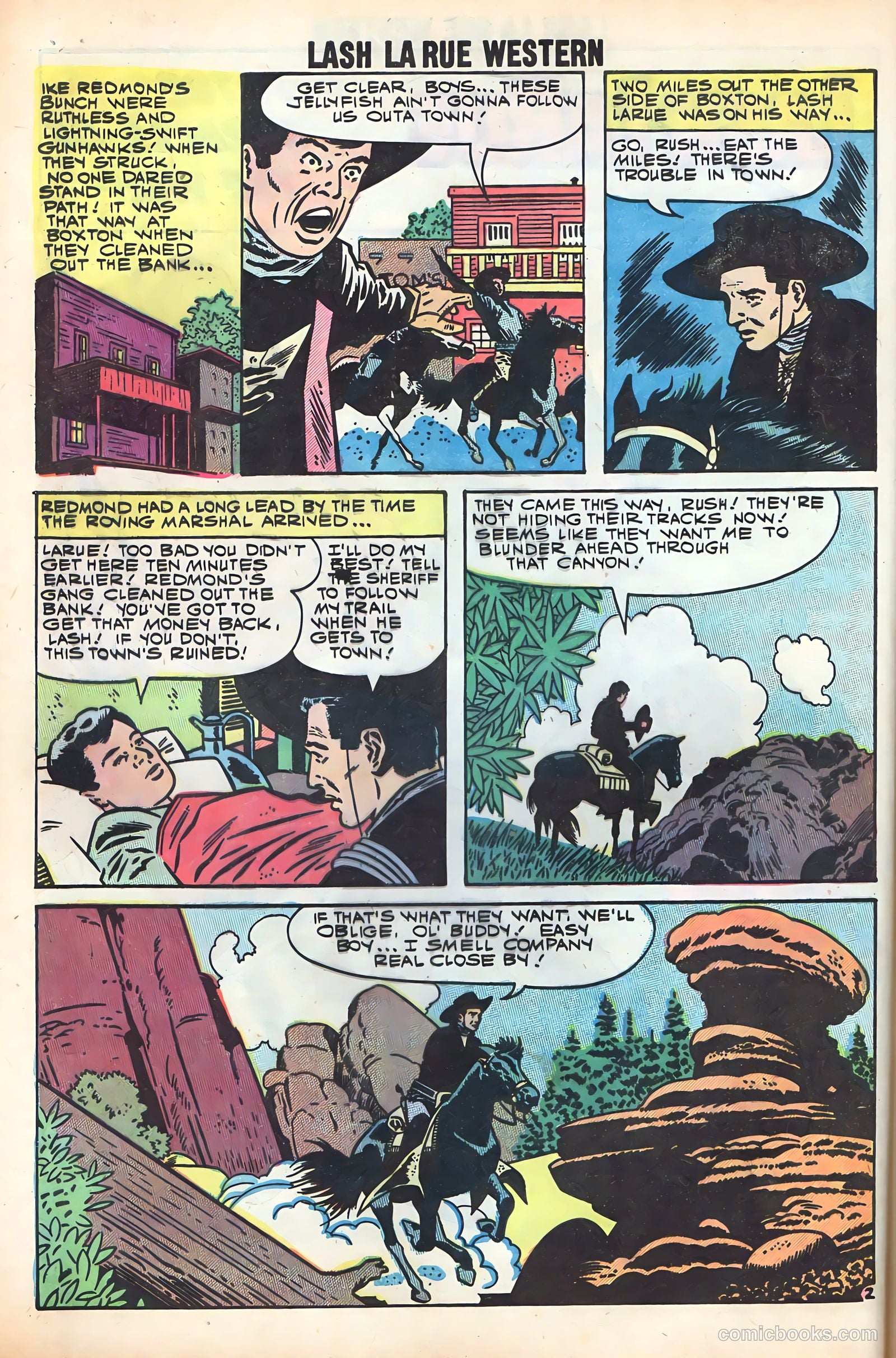 Lash Larue Western #72 — page 4 of 36