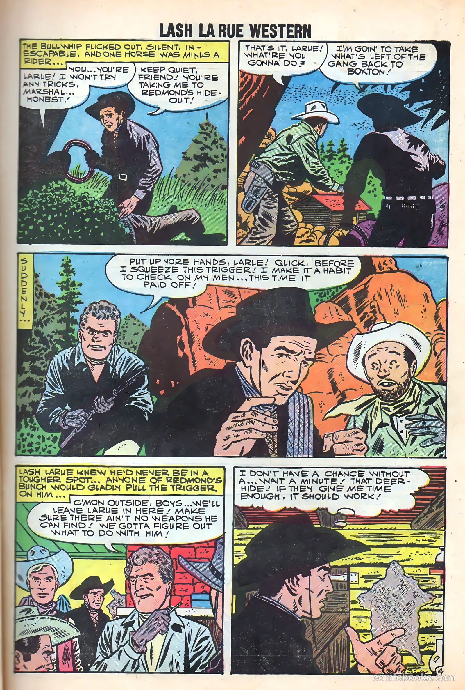 Lash Larue Western #72 — page 7 of 36