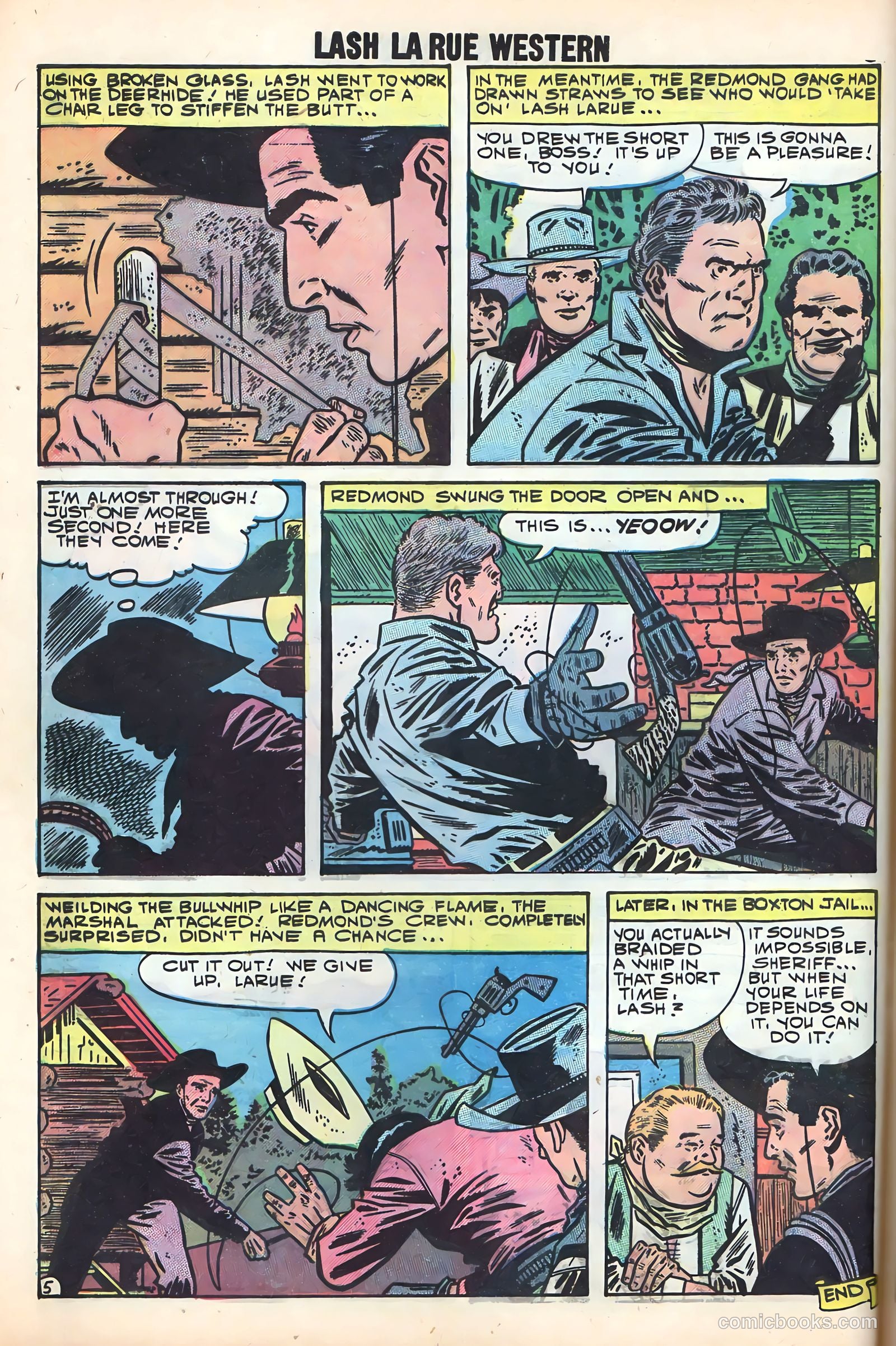Lash Larue Western #72 — page 8 of 36