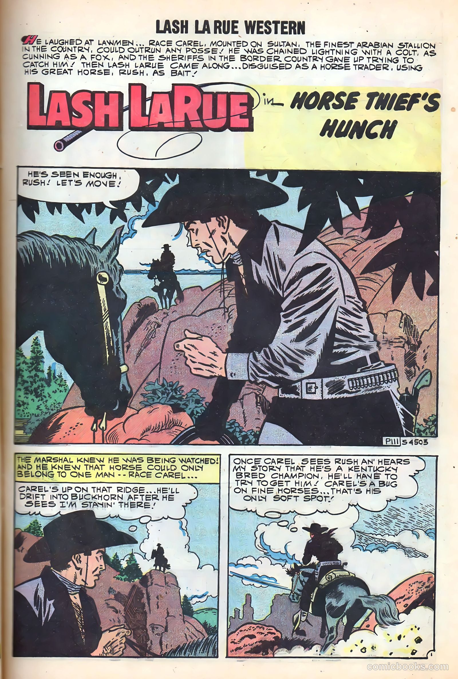 Lash Larue Western #72 — page 9 of 36