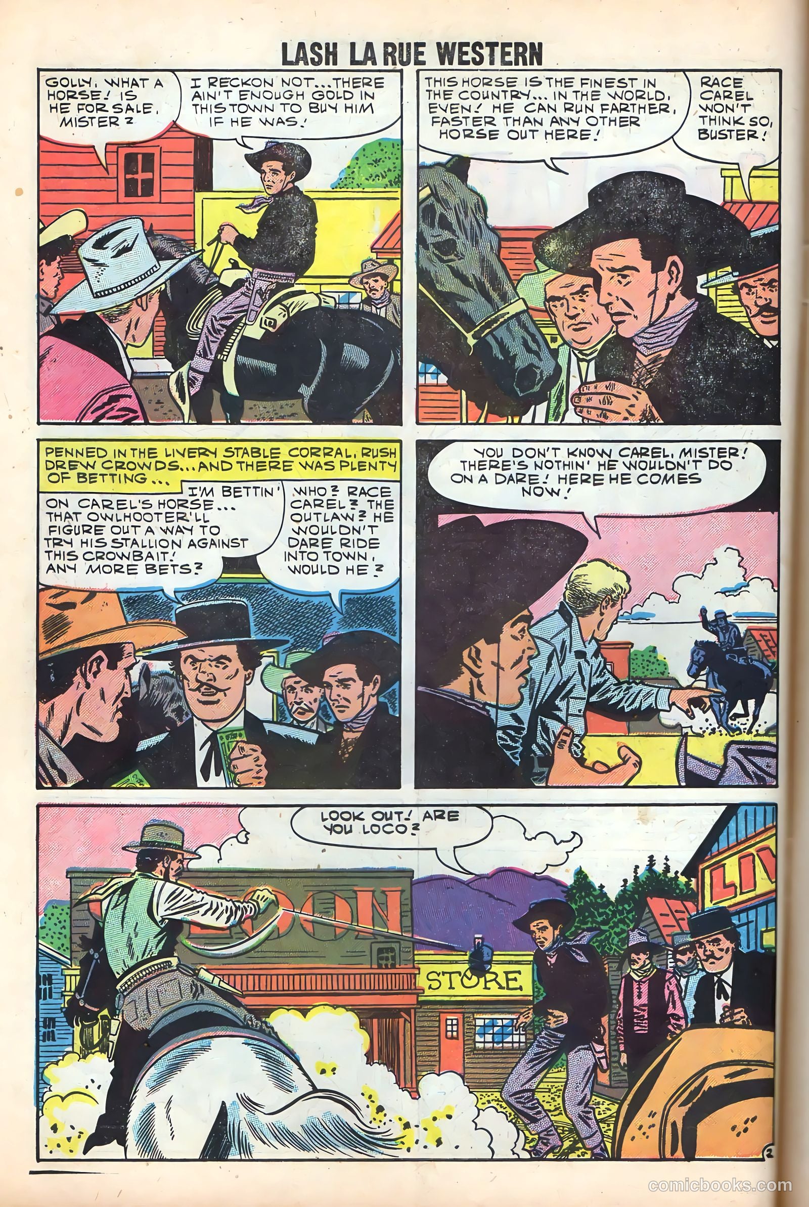 Lash Larue Western #72 — page 10 of 36