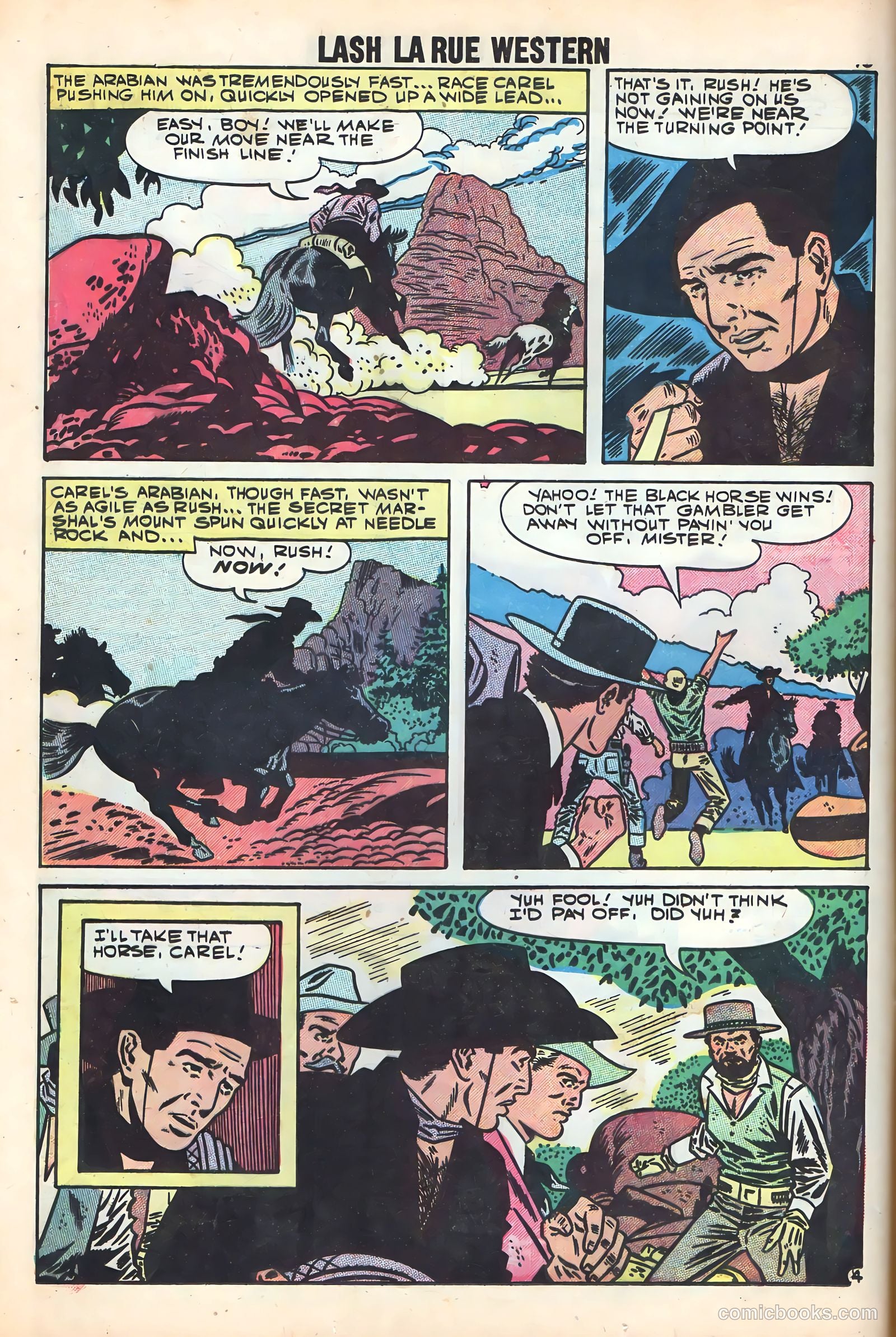 Lash Larue Western #72 — page 12 of 36