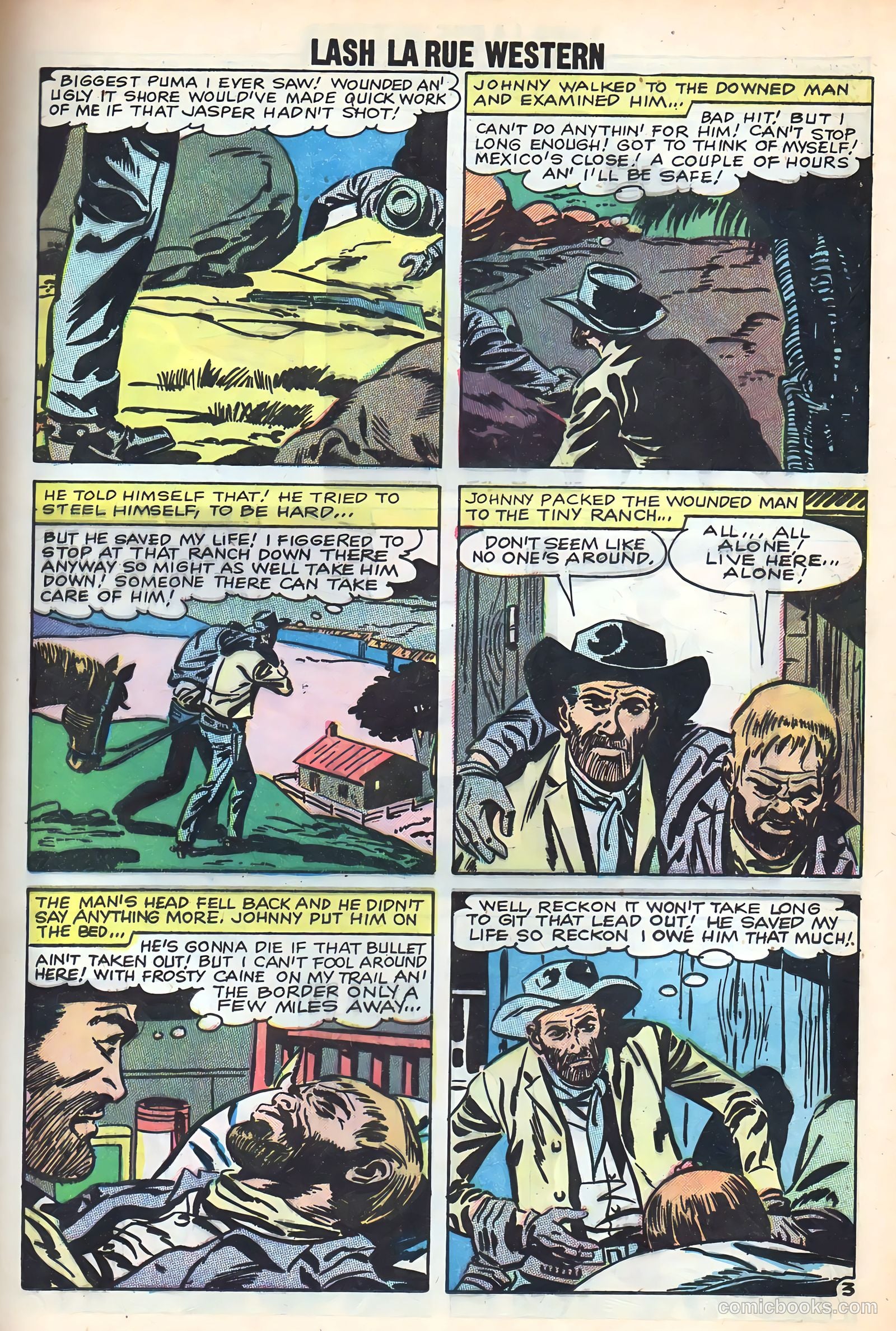 Lash Larue Western #72 — page 17 of 36