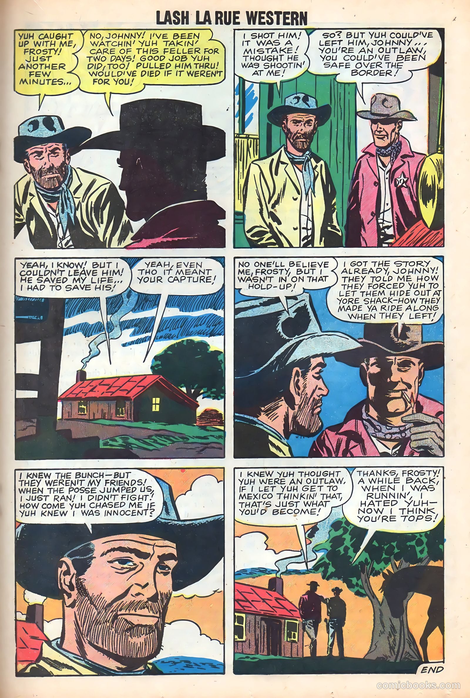 Lash Larue Western #72 — page 19 of 36