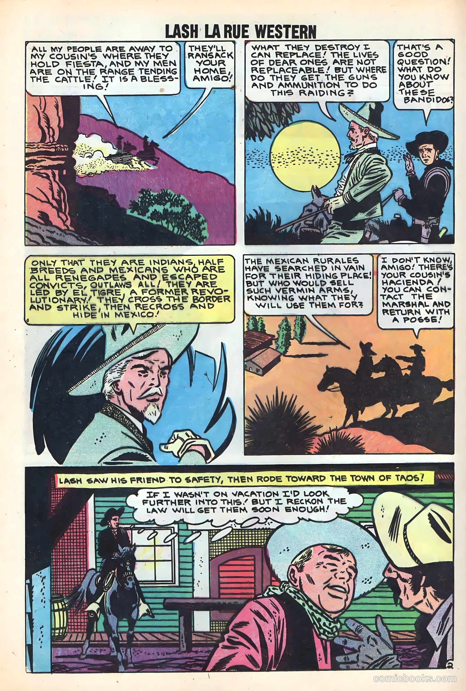 Lash Larue Western #72 — page 24 of 36