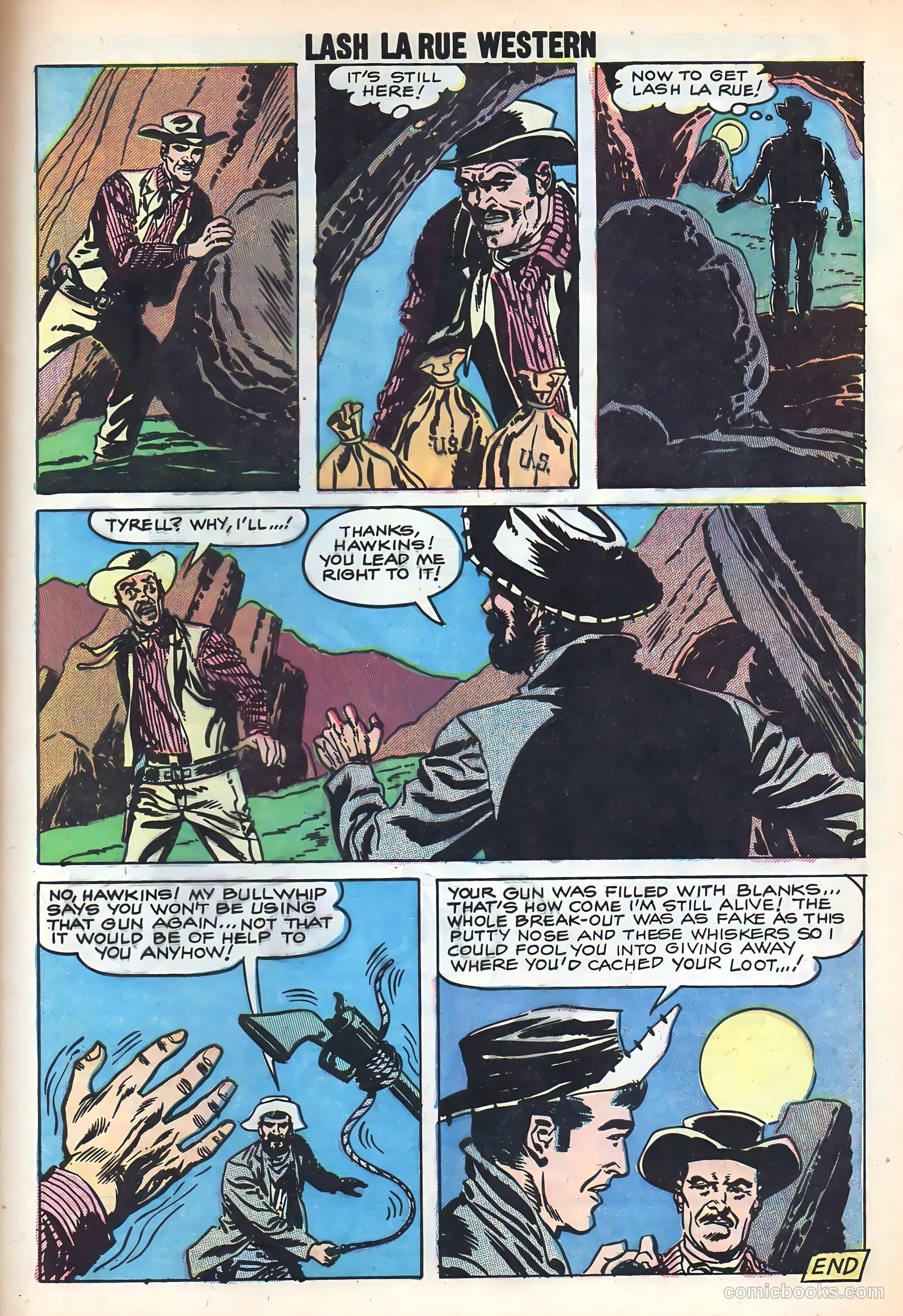 Lash Larue Western #72 — page 33 of 36