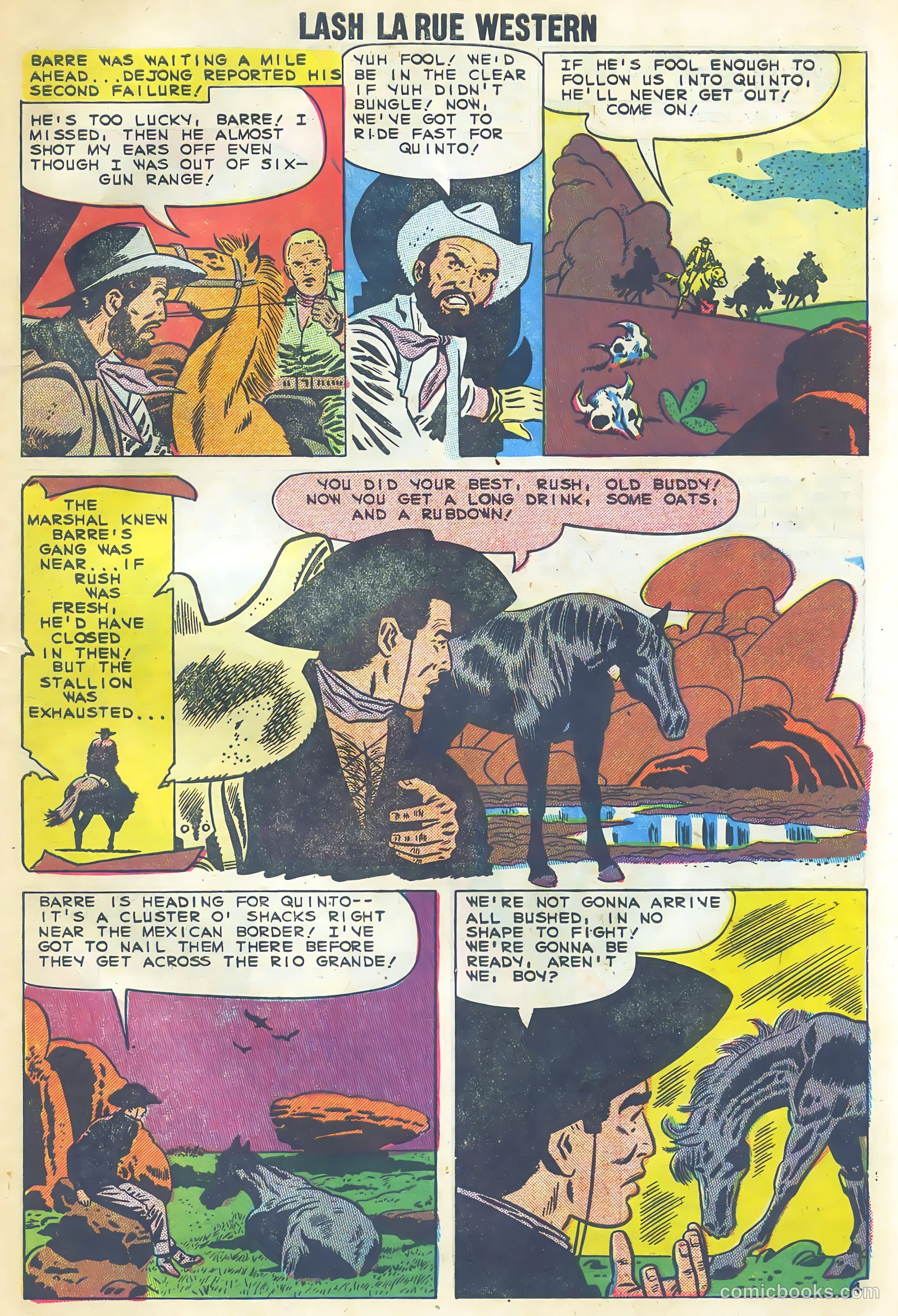Lash Larue Western #73 — page 7 of 37