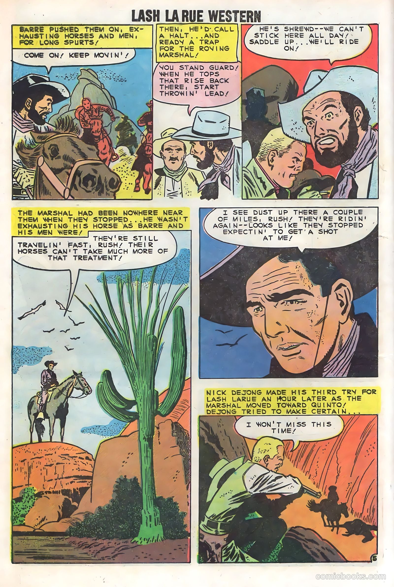 Lash Larue Western #73 — page 8 of 37