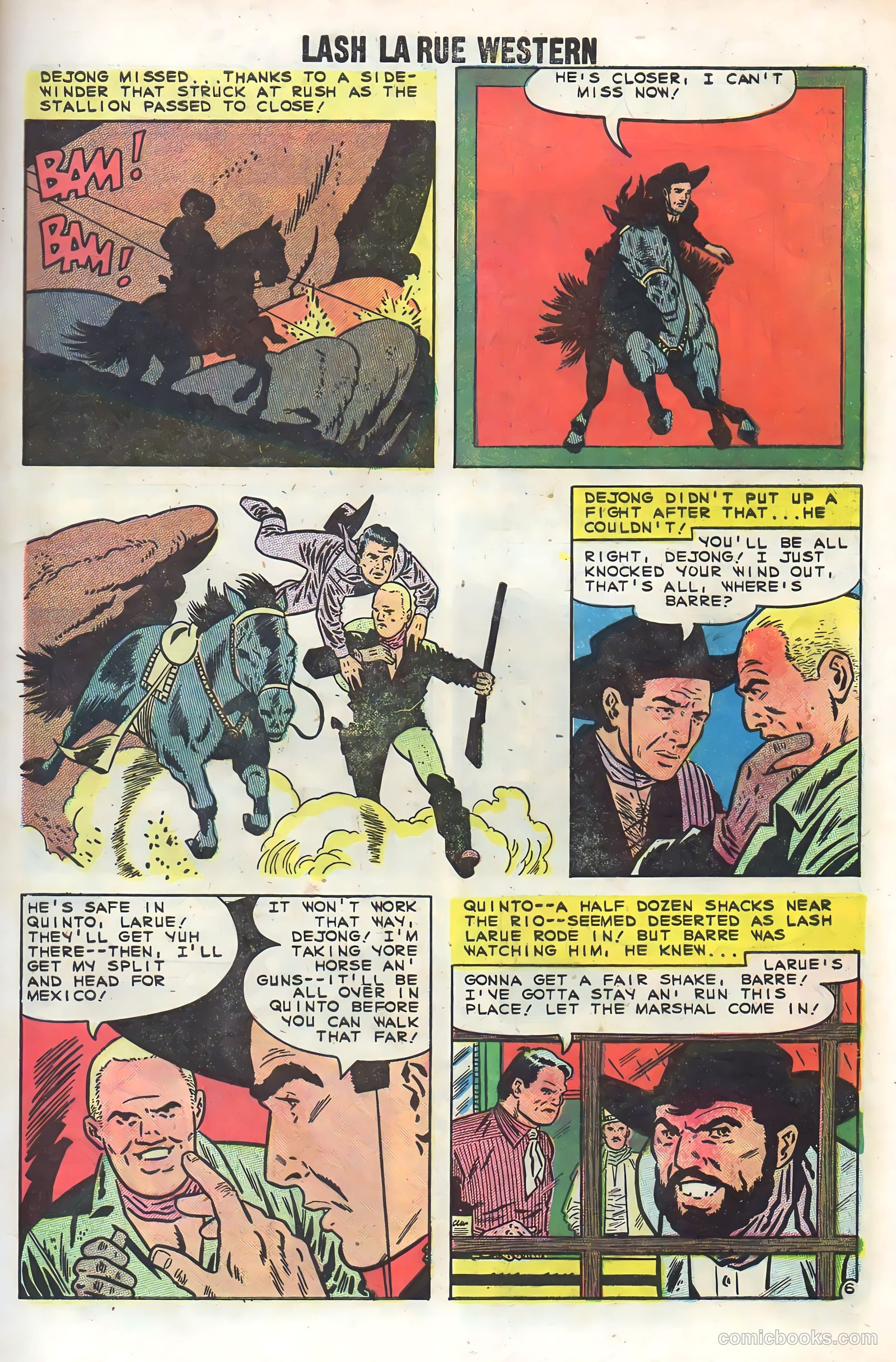 Lash Larue Western #73 — page 9 of 37