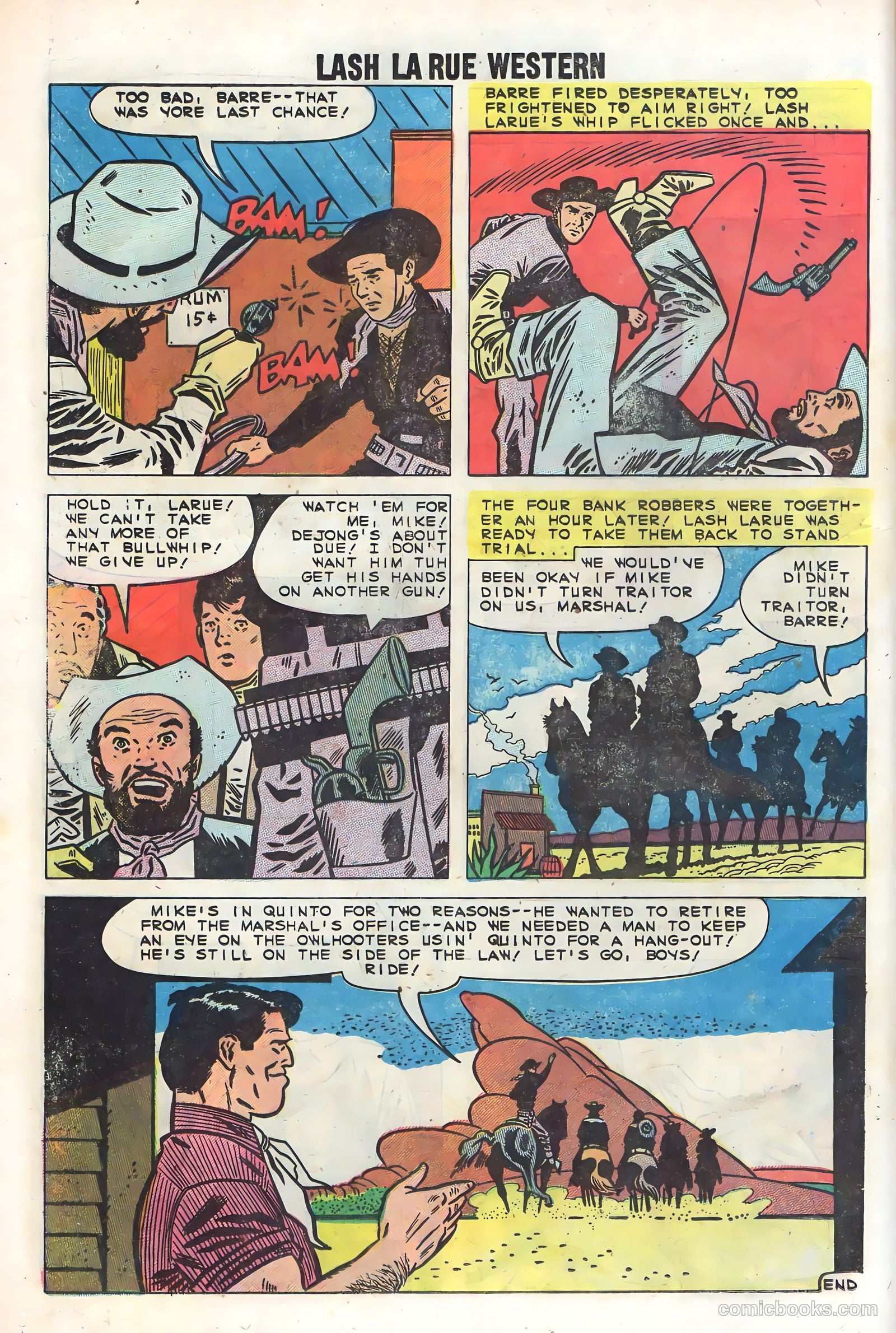 Lash Larue Western #73 — page 12 of 37