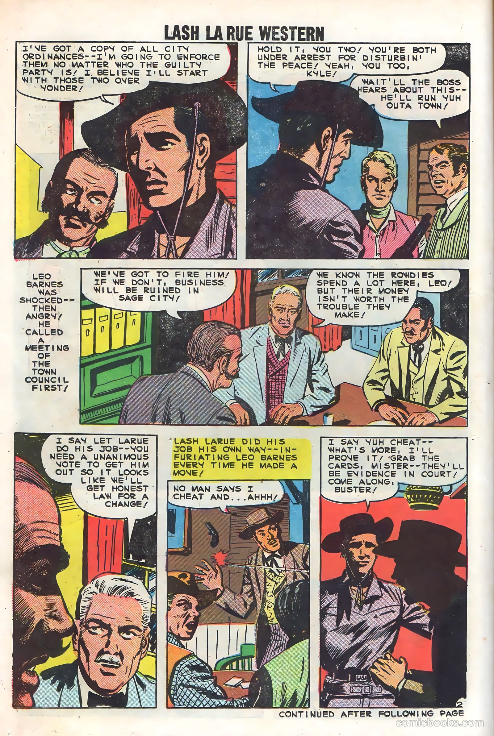 Lash Larue Western #73 — page 14 of 37