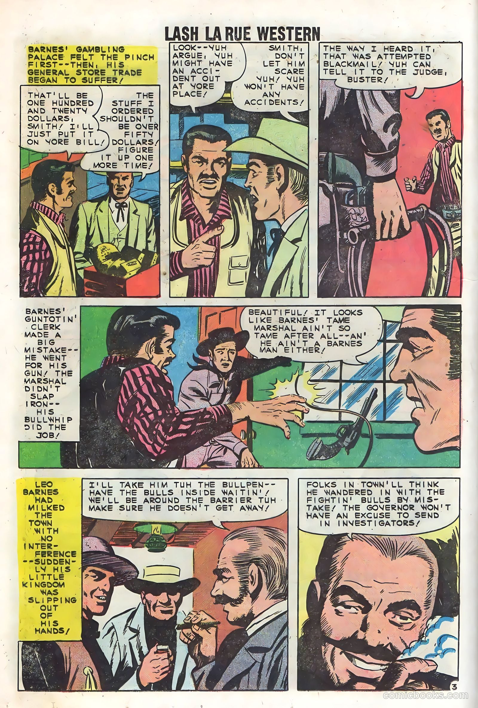 Lash Larue Western #73 — page 16 of 37