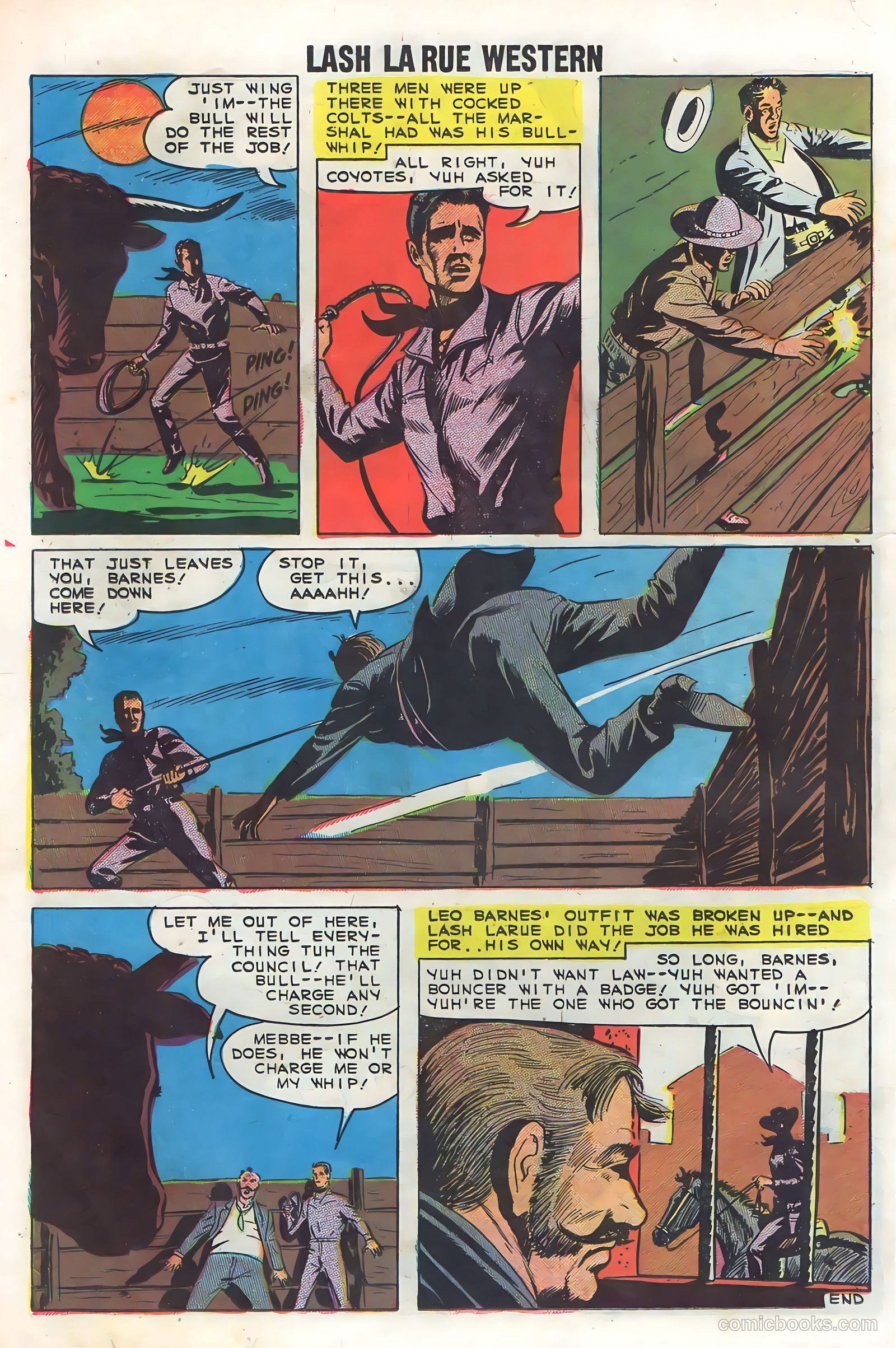 Lash Larue Western #73 — page 18 of 37