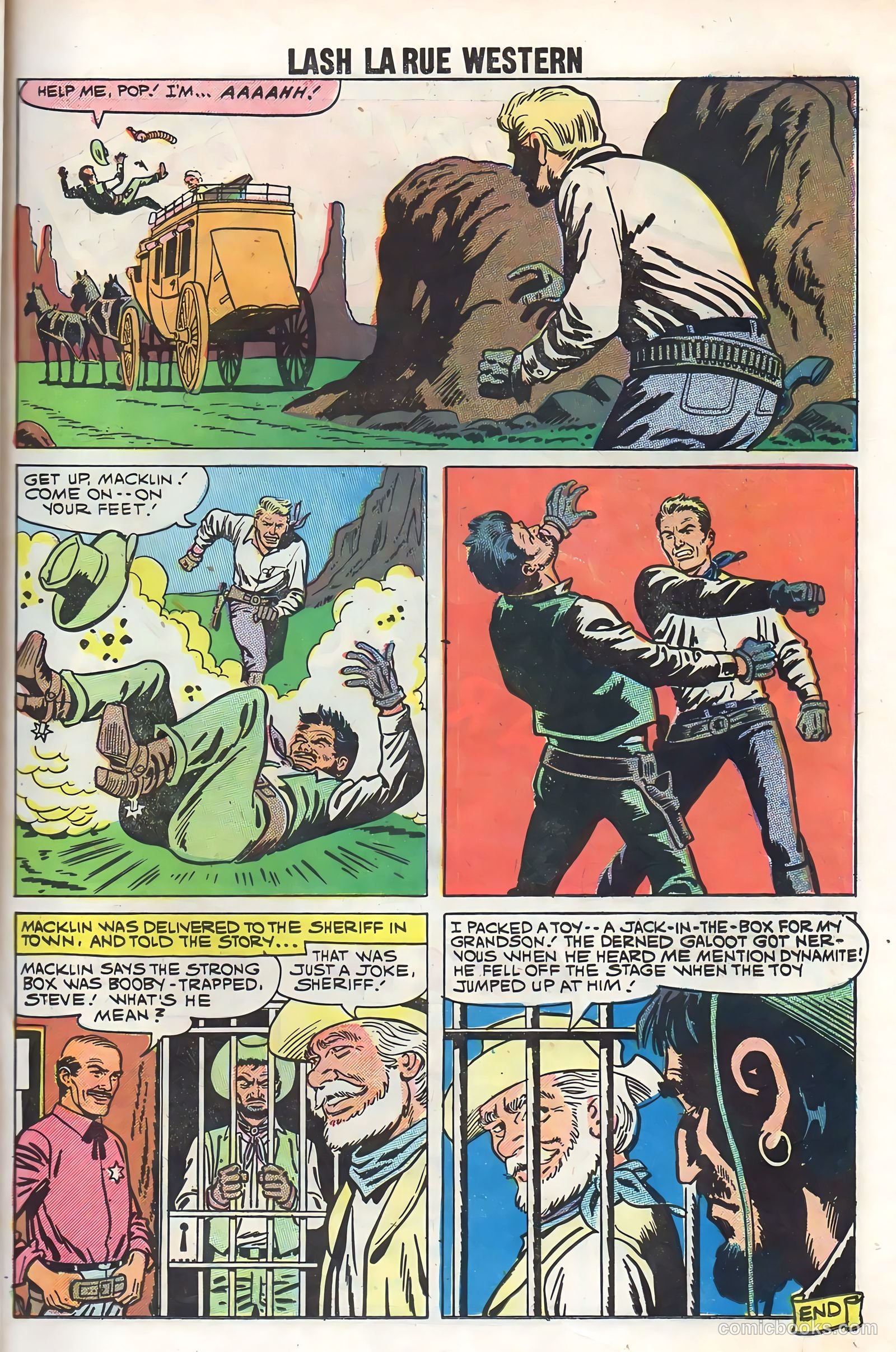 Lash Larue Western #73 — page 23 of 37