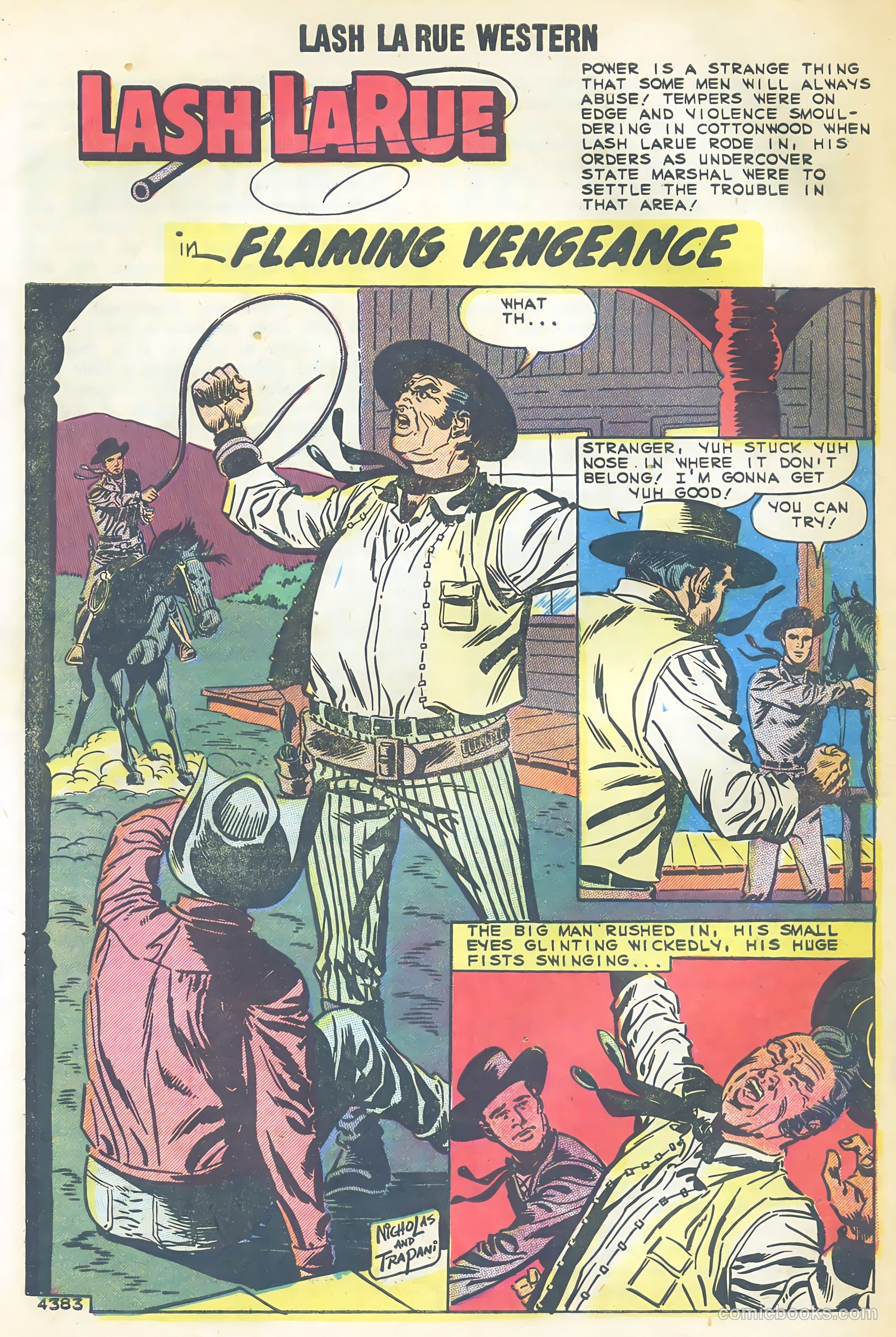 Lash Larue Western #73 — page 28 of 37