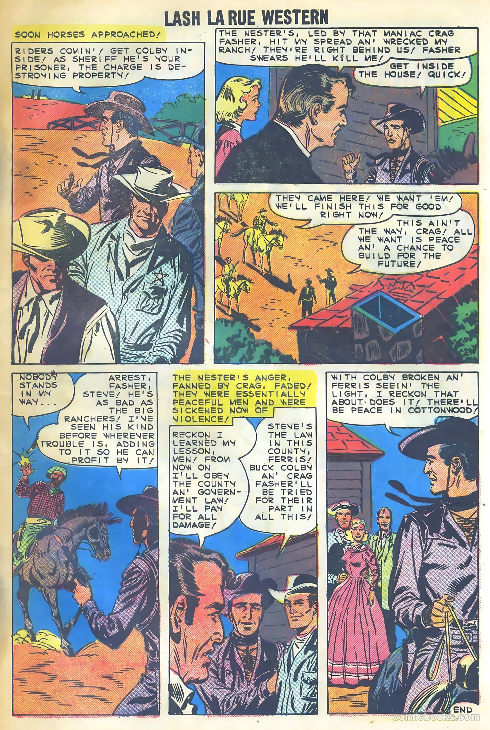Lash Larue Western #73 — page 33 of 37