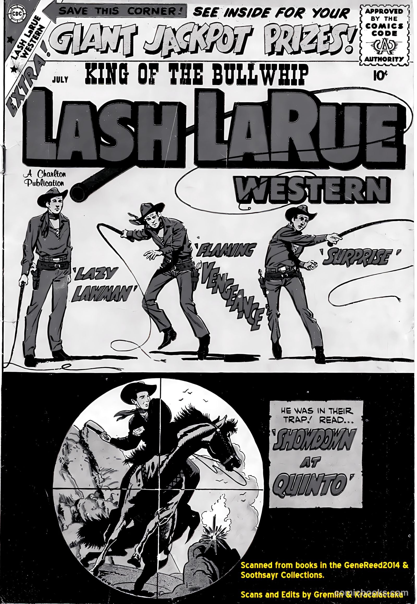 Lash Larue Western #73 — page 37 of 37