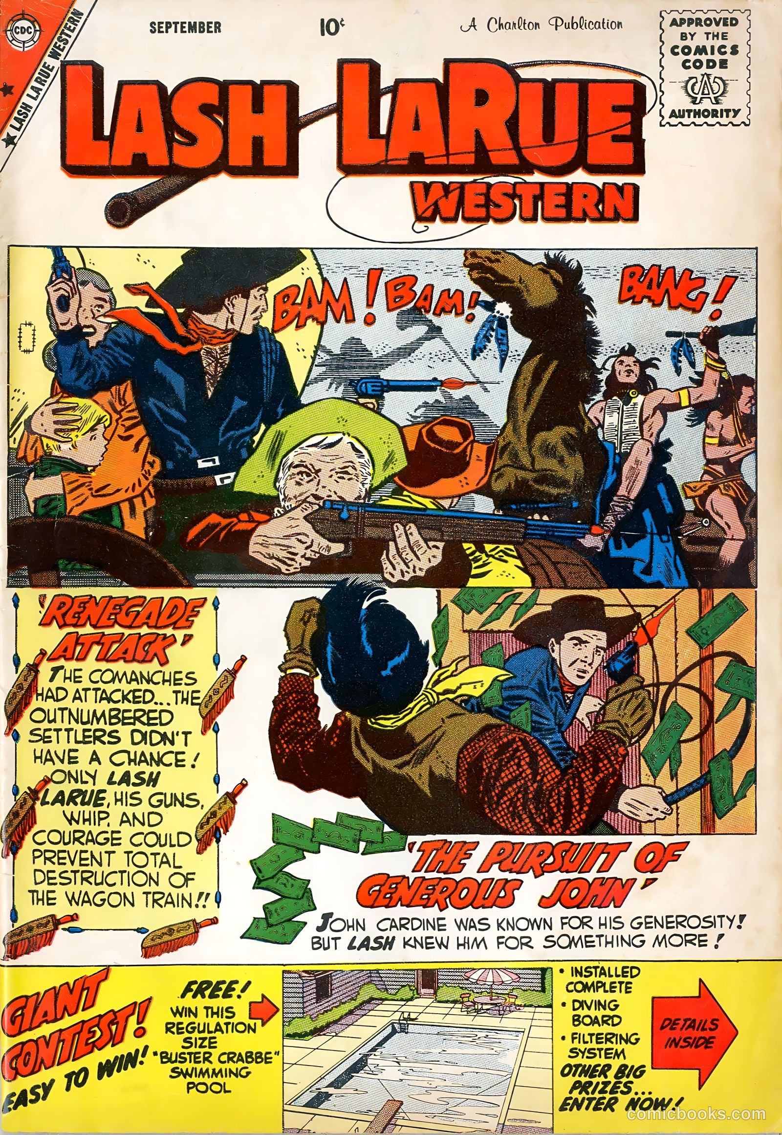 Lash Larue Western #74 — page 1 of 36