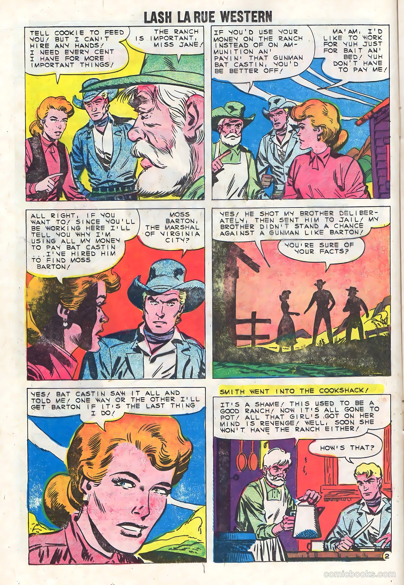 Lash Larue Western #74 — page 16 of 36