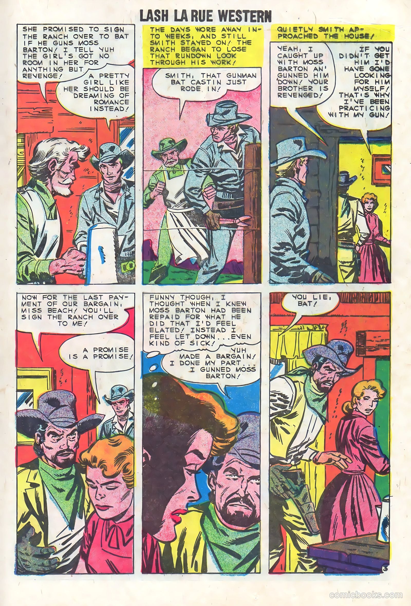Lash Larue Western #74 — page 17 of 36