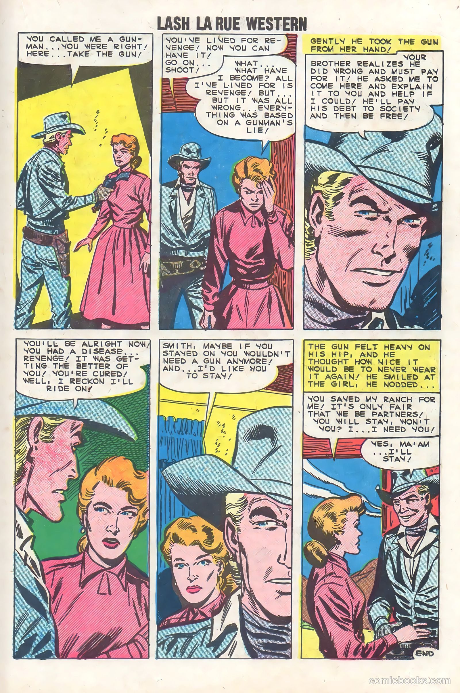 Lash Larue Western #74 — page 19 of 36