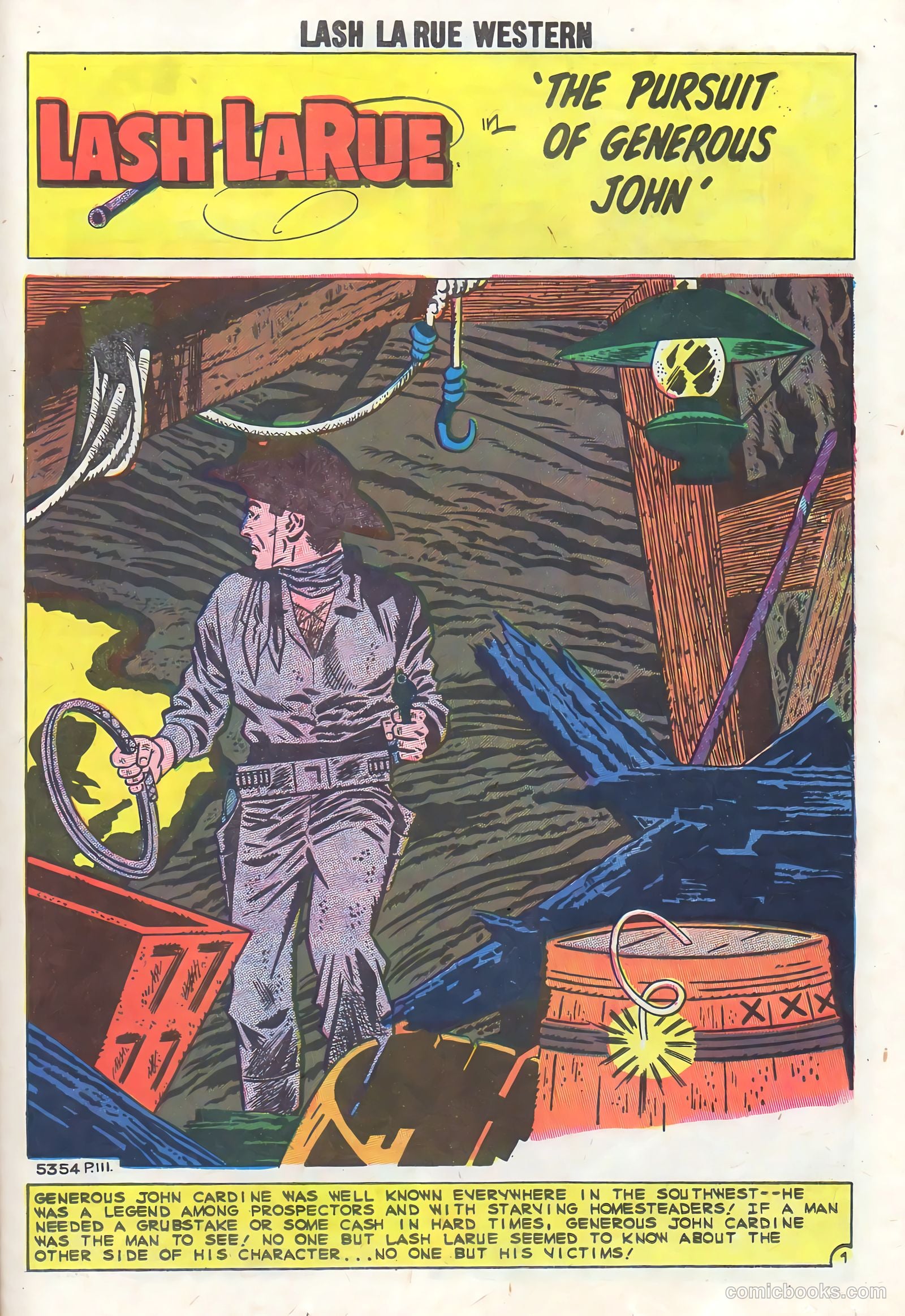 Lash Larue Western #74 — page 23 of 36