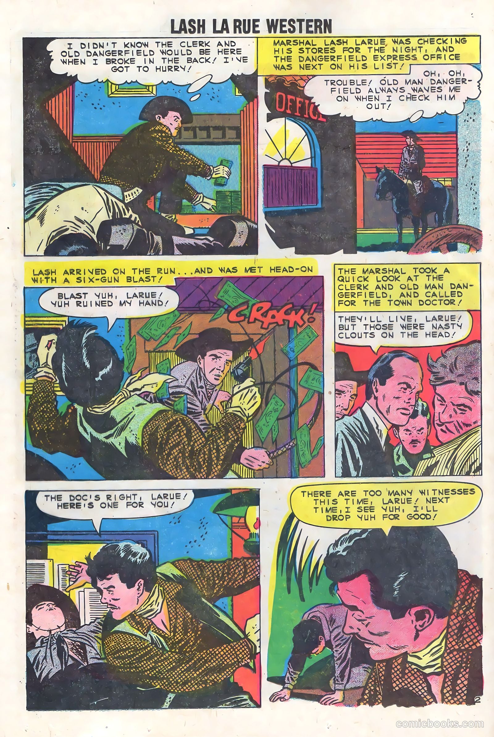 Lash Larue Western #74 — page 24 of 36