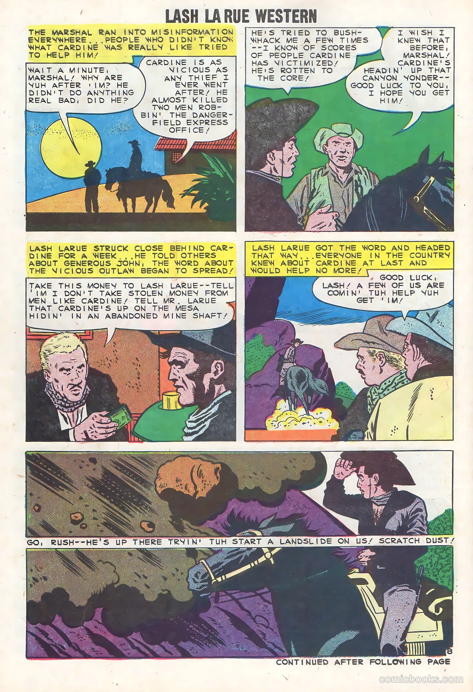 Lash Larue Western #74 — page 30 of 36