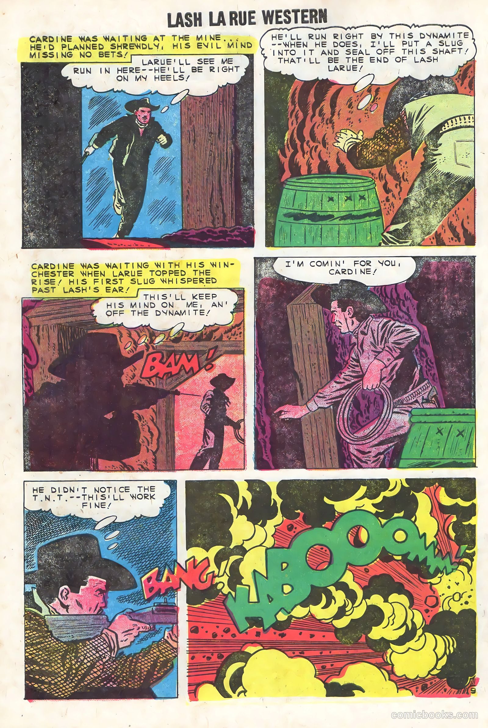 Lash Larue Western #74 — page 32 of 36