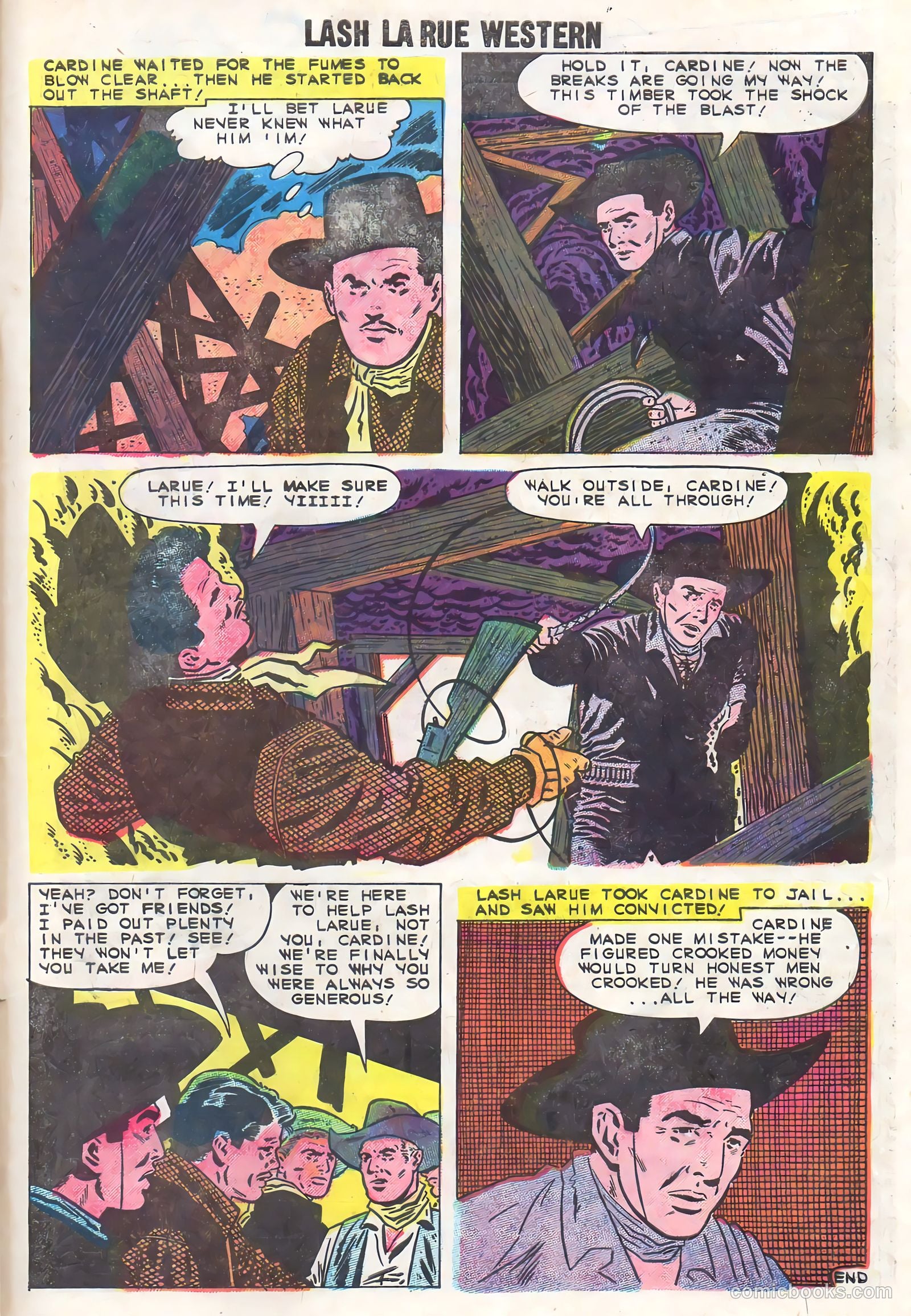 Lash Larue Western #74 — page 33 of 36