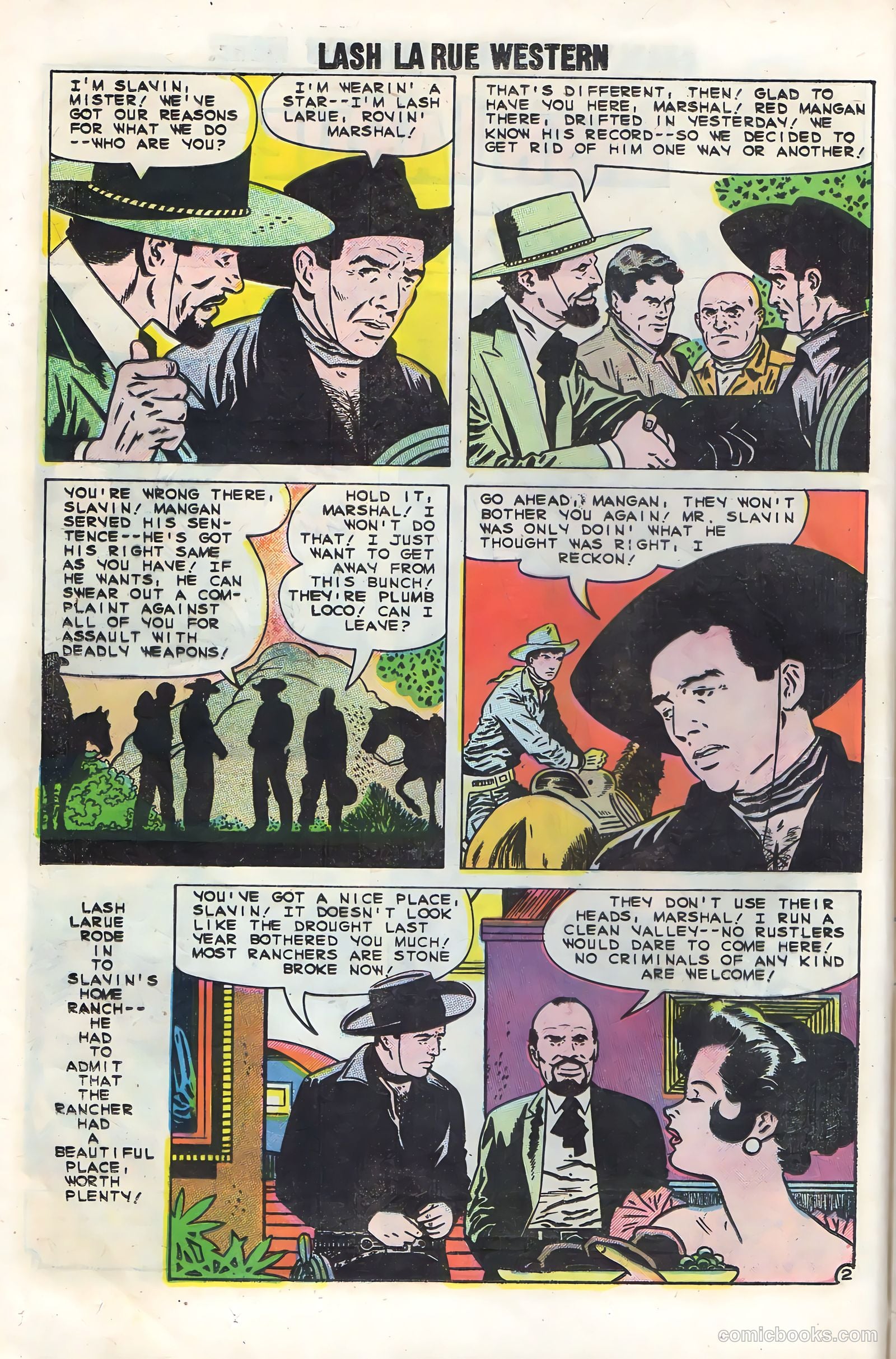 Lash Larue Western #75 — page 12 of 36