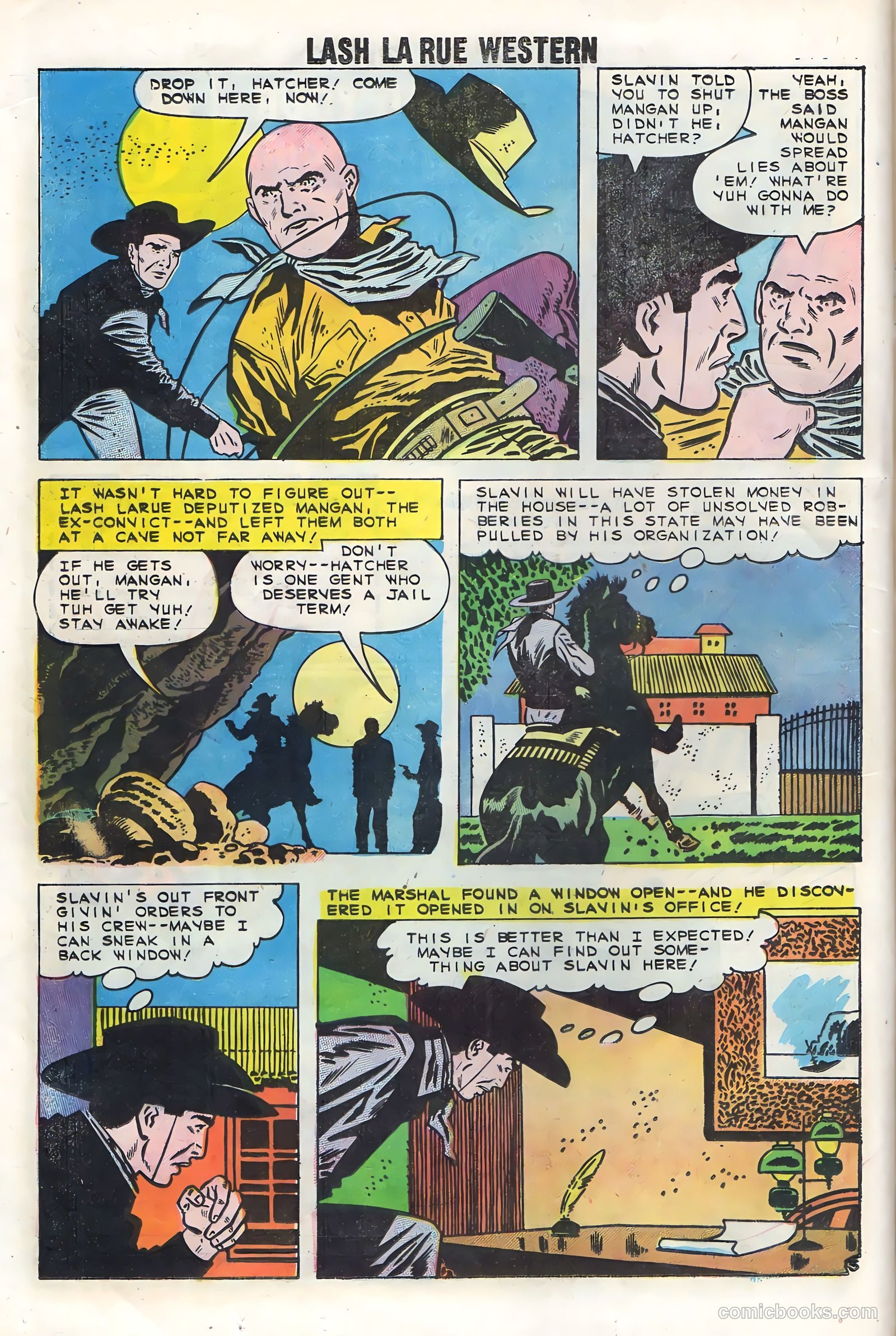 Lash Larue Western #75 — page 16 of 36