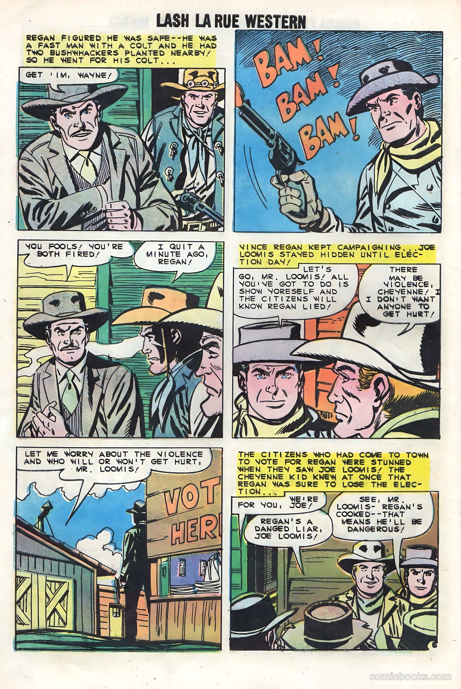 Lash Larue Western #75 — page 28 of 36