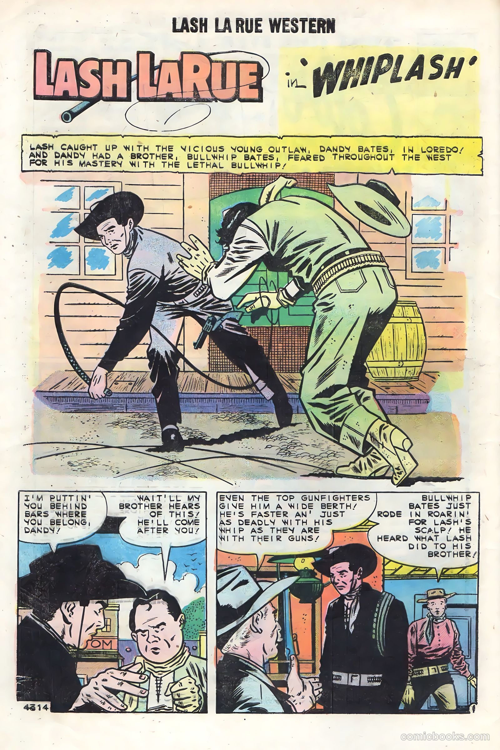 Lash Larue Western #75 — page 32 of 36