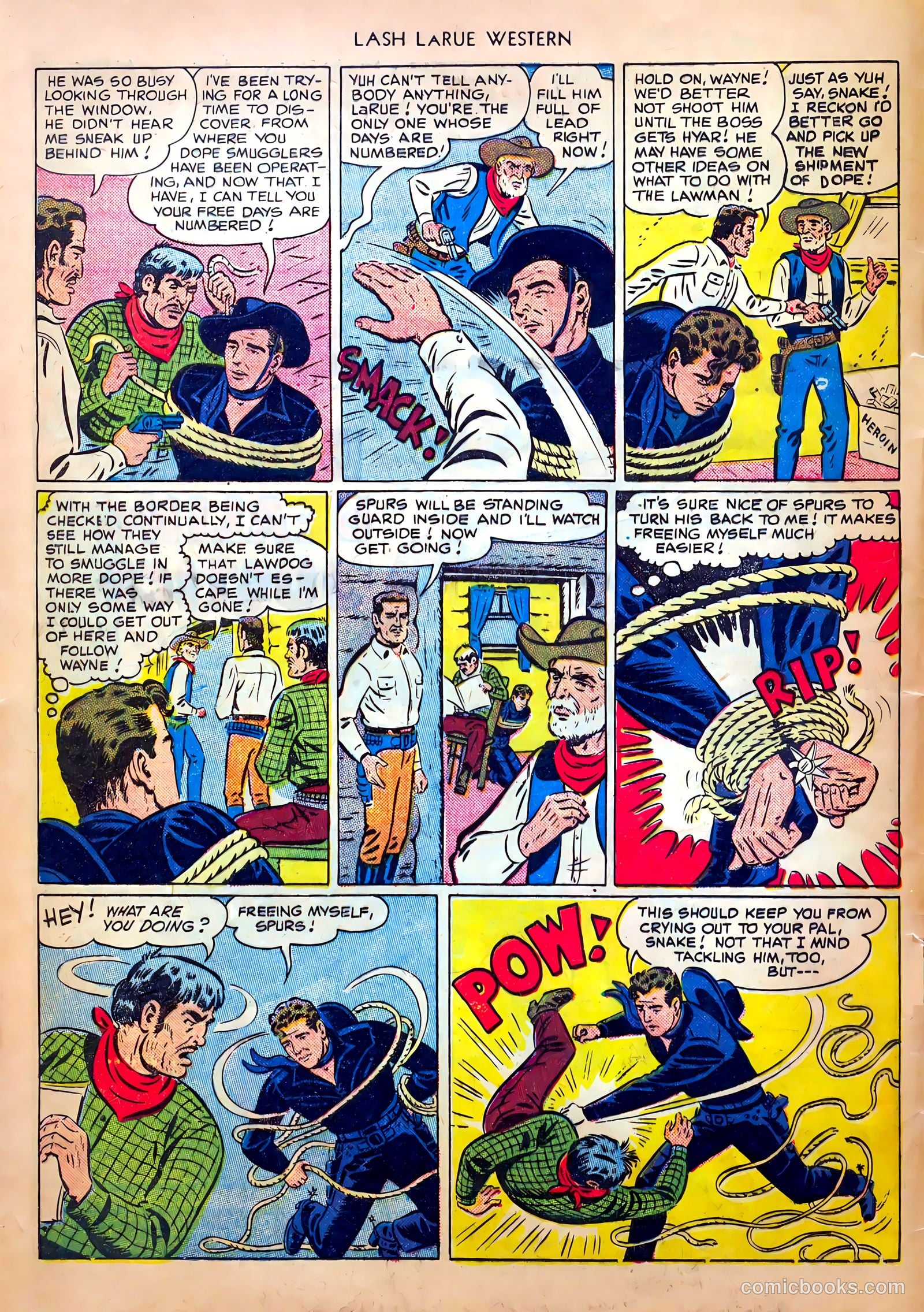Lash LaRue Western #8 — page 4 of 52