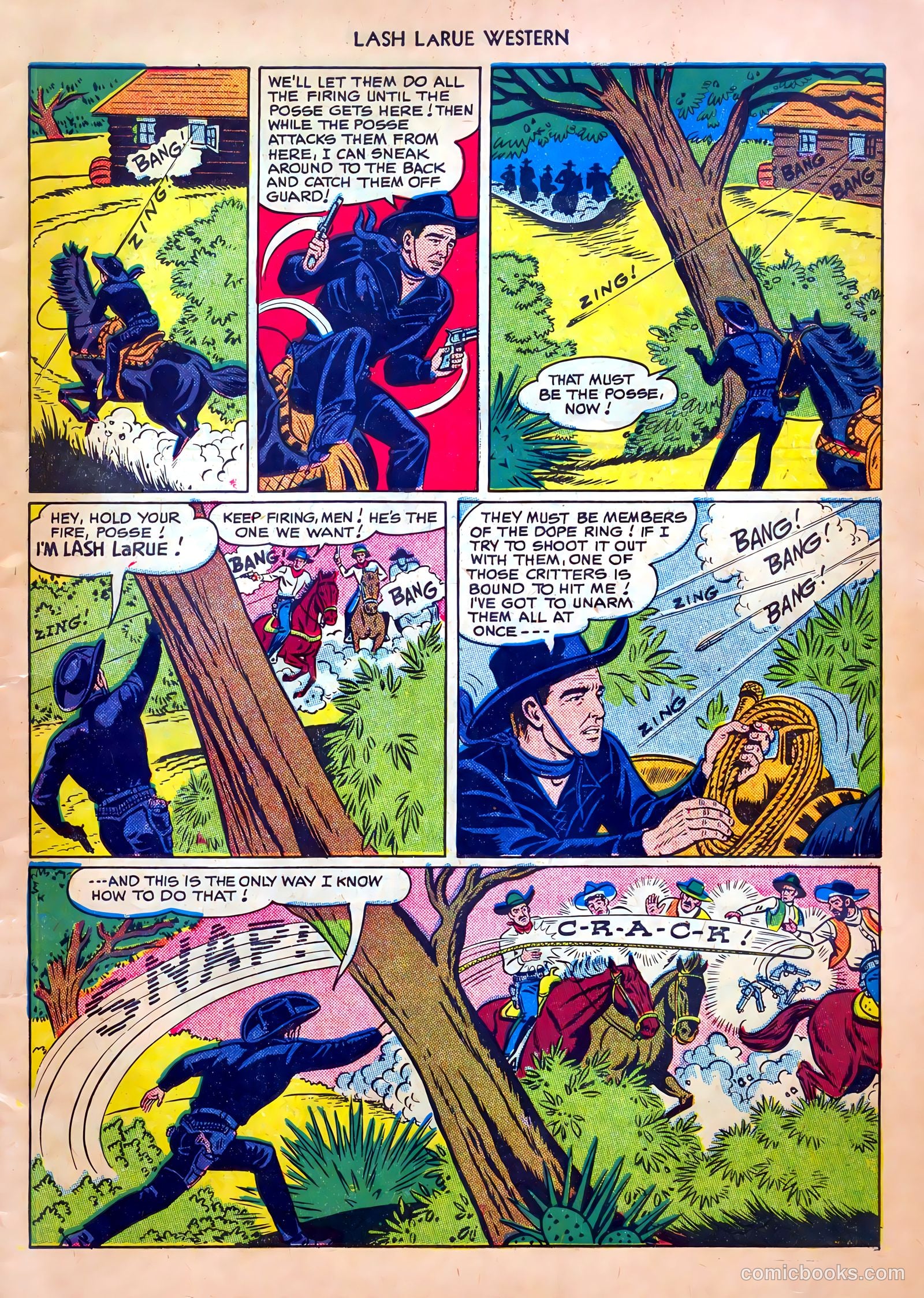Lash LaRue Western #8 — page 7 of 52