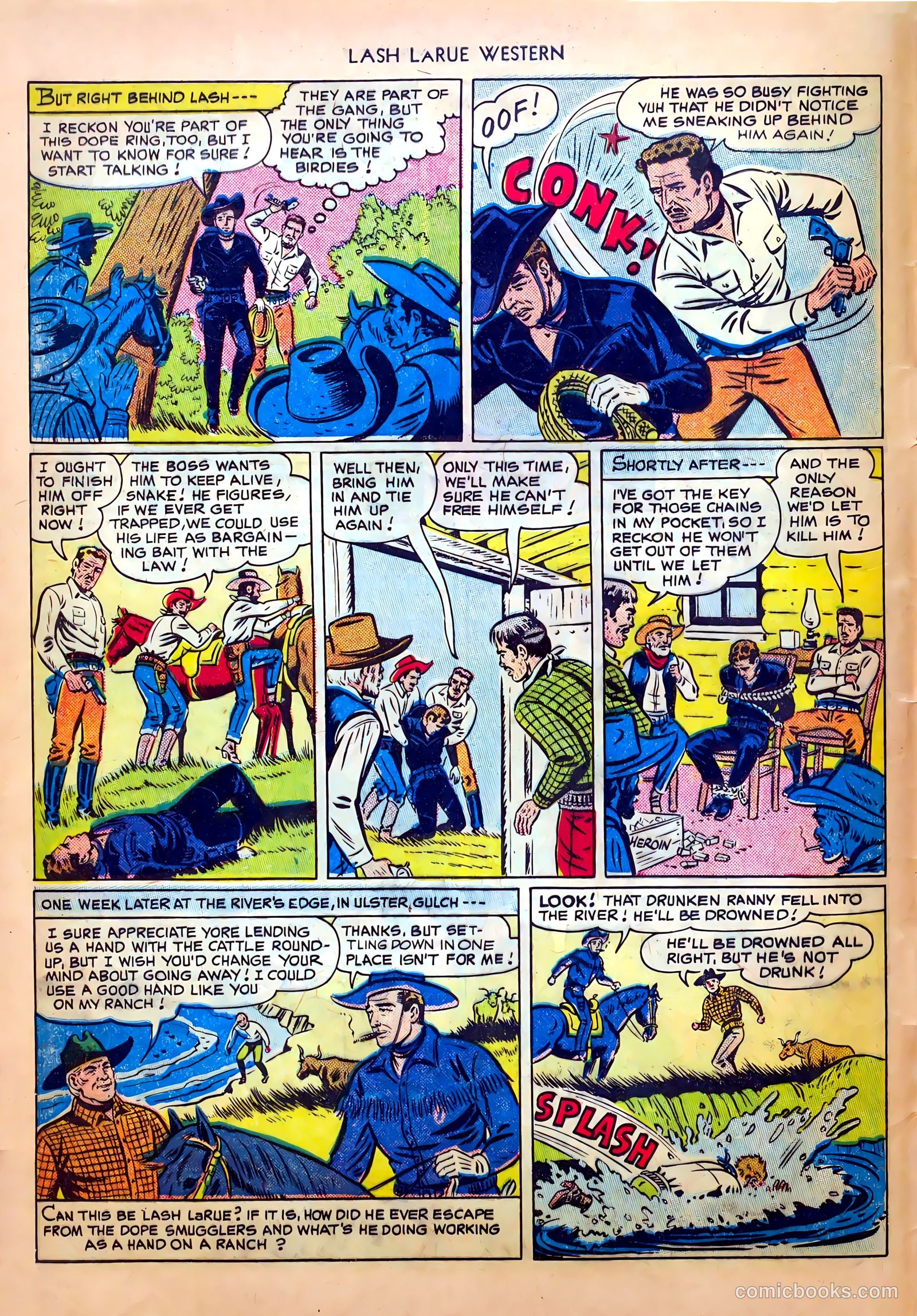 Lash LaRue Western #8 — page 8 of 52